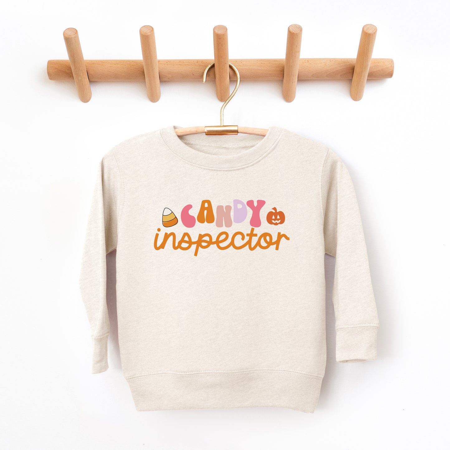 Candy Inspector Colorful | Toddler Graphic Sweatshirt