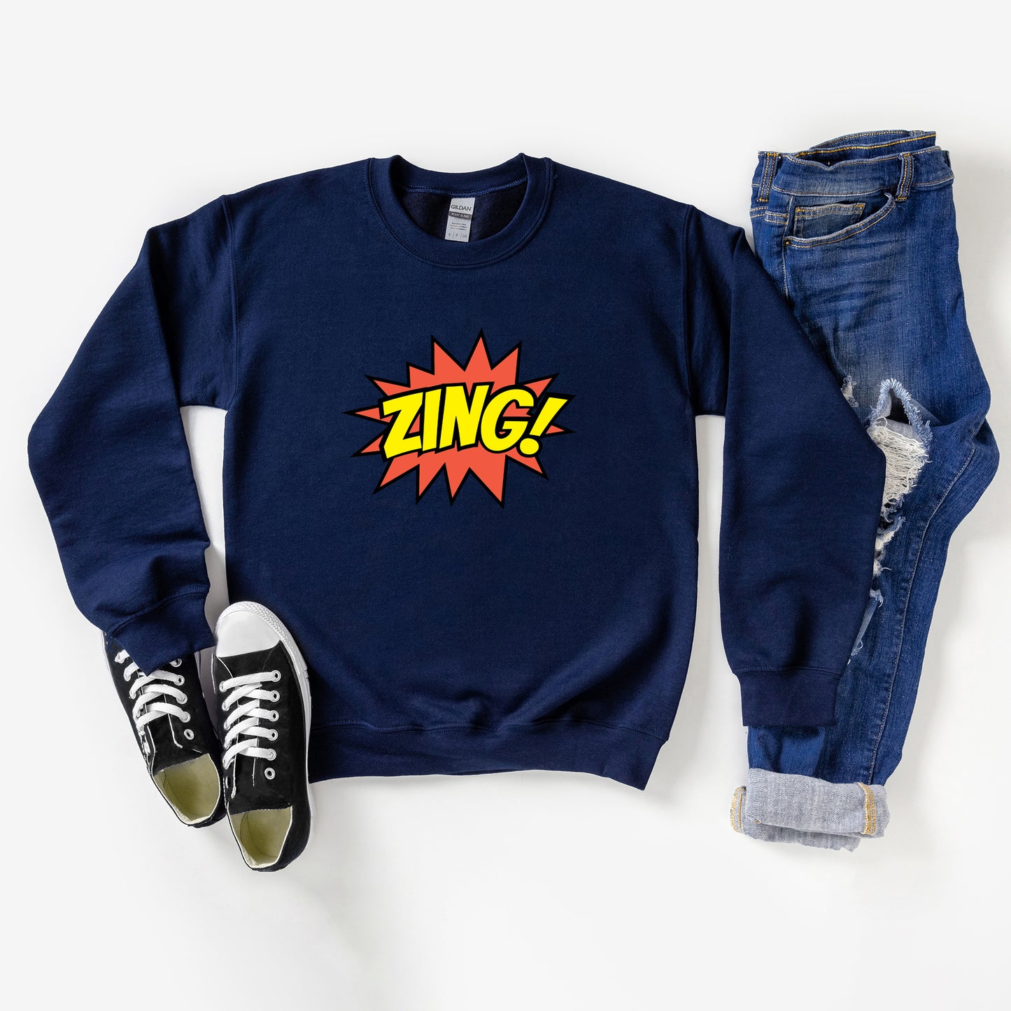 Comic Zing | Youth Graphic Sweatshirt