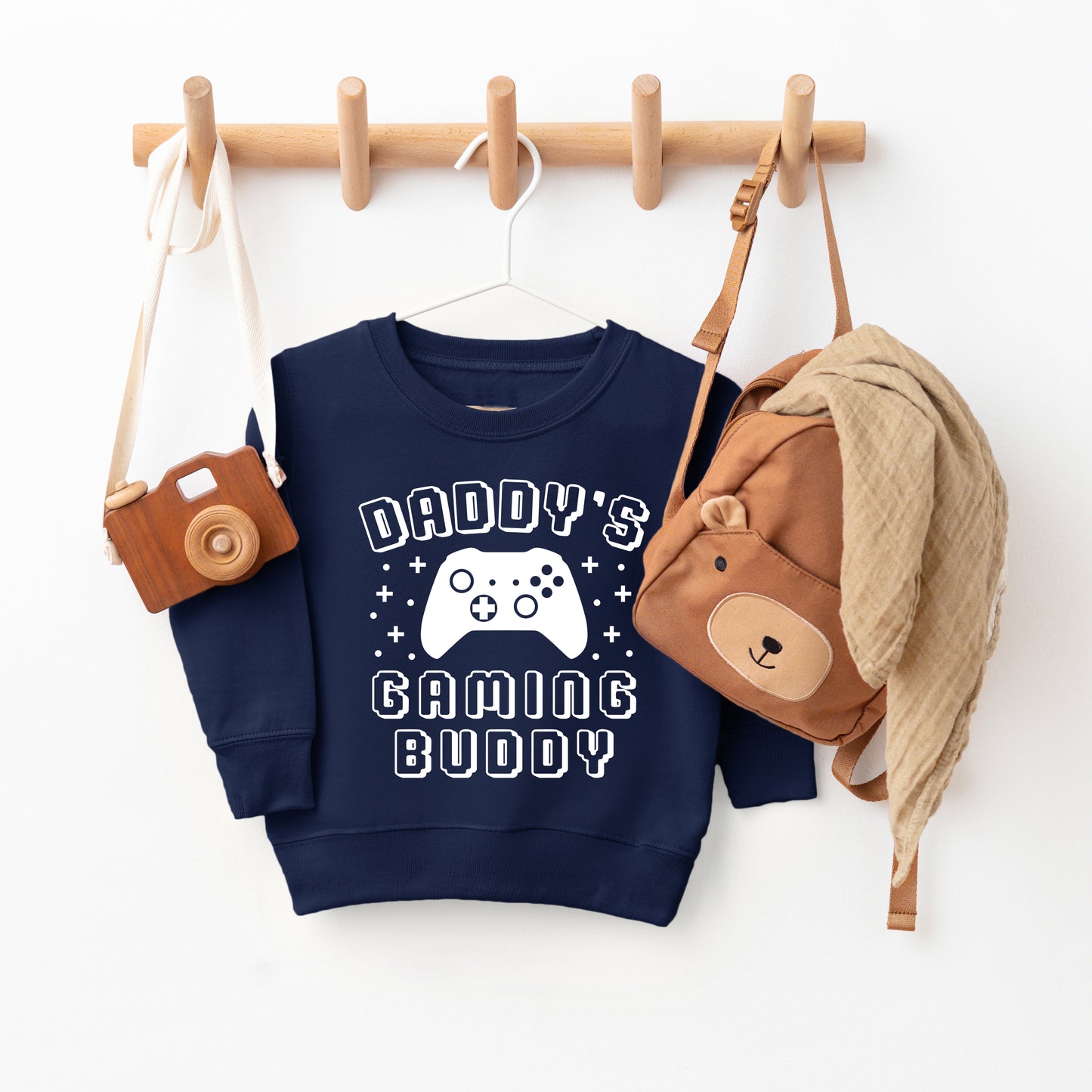 Daddy's Gaming Buddy | Toddler Graphic Sweatshirt