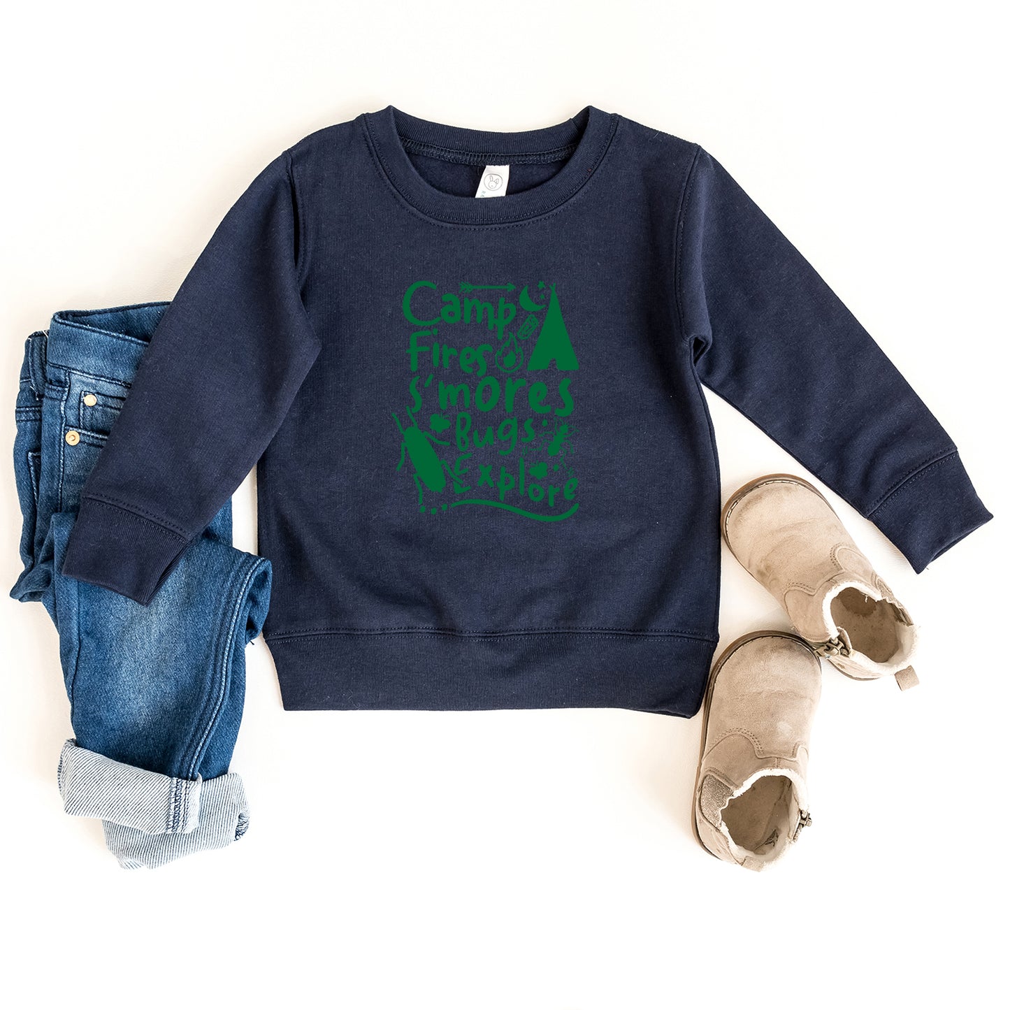 Camp Fire S'mores | Toddler Graphic Sweatshirt