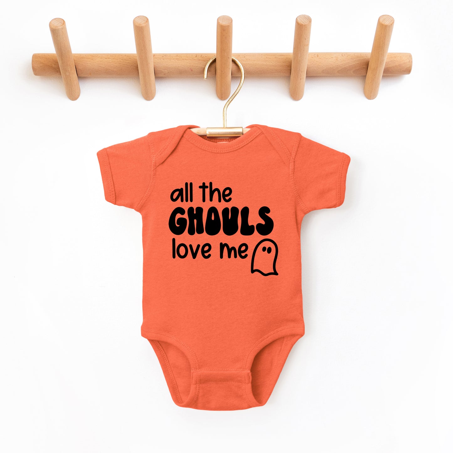 All The Ghouls Ghost | Baby Graphic Short Sleeve Onesie