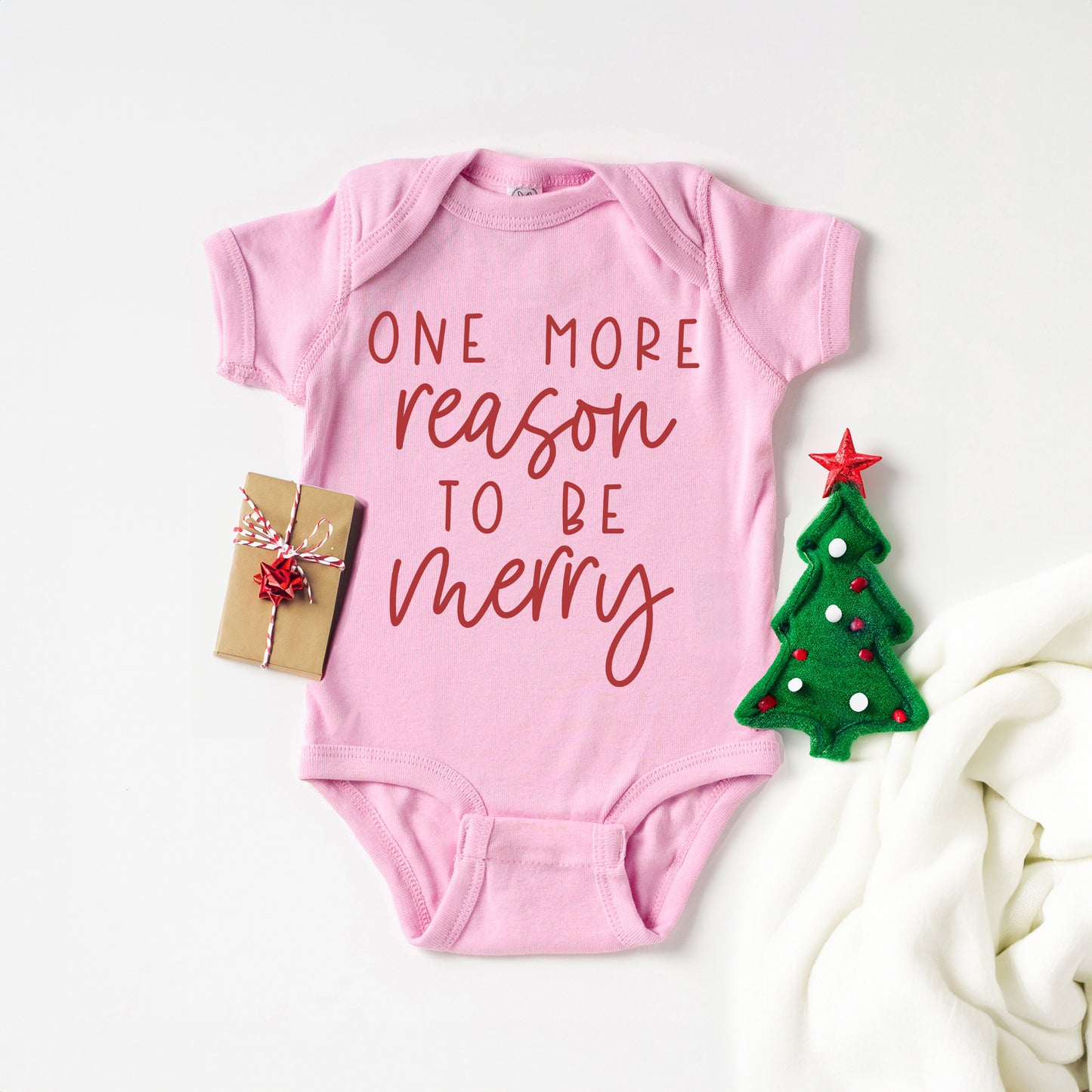 Reason To Be Merry | Baby Graphic Short Sleeve Onesie