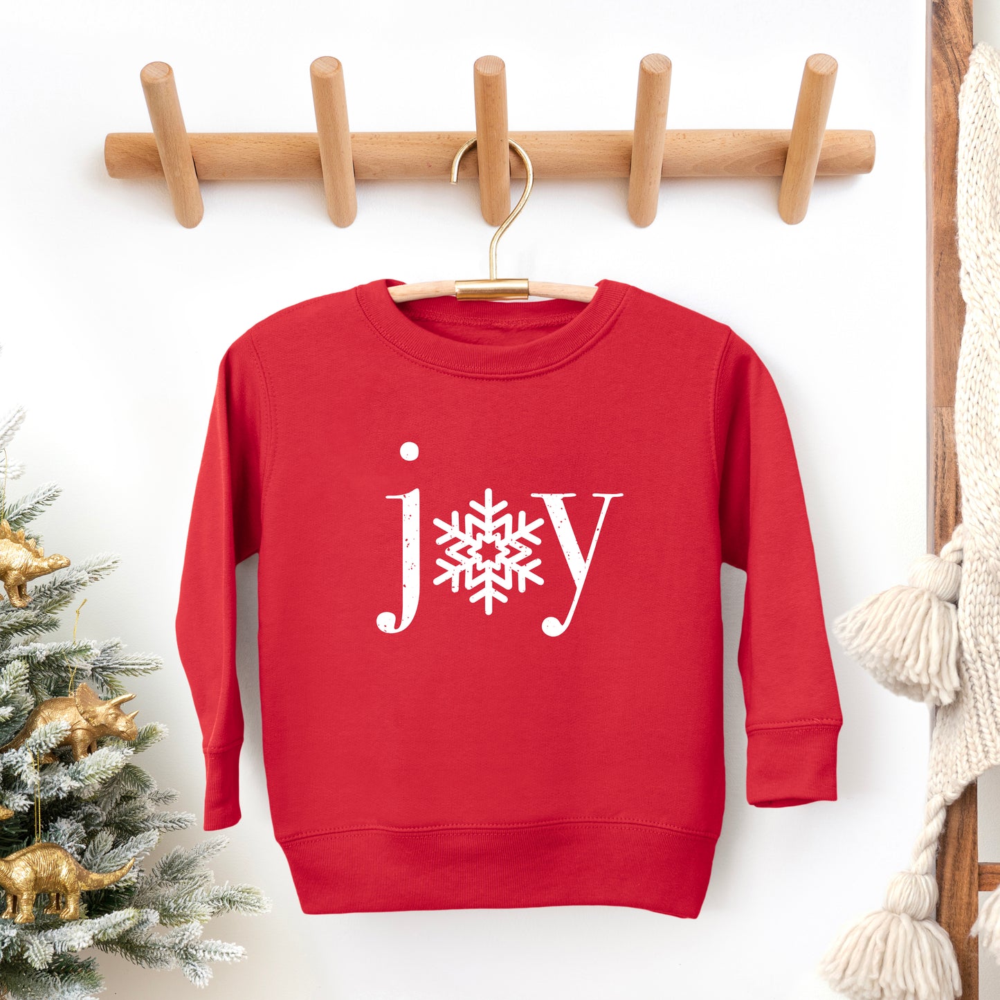 Joy Snowflake | Toddler Graphic Sweatshirt