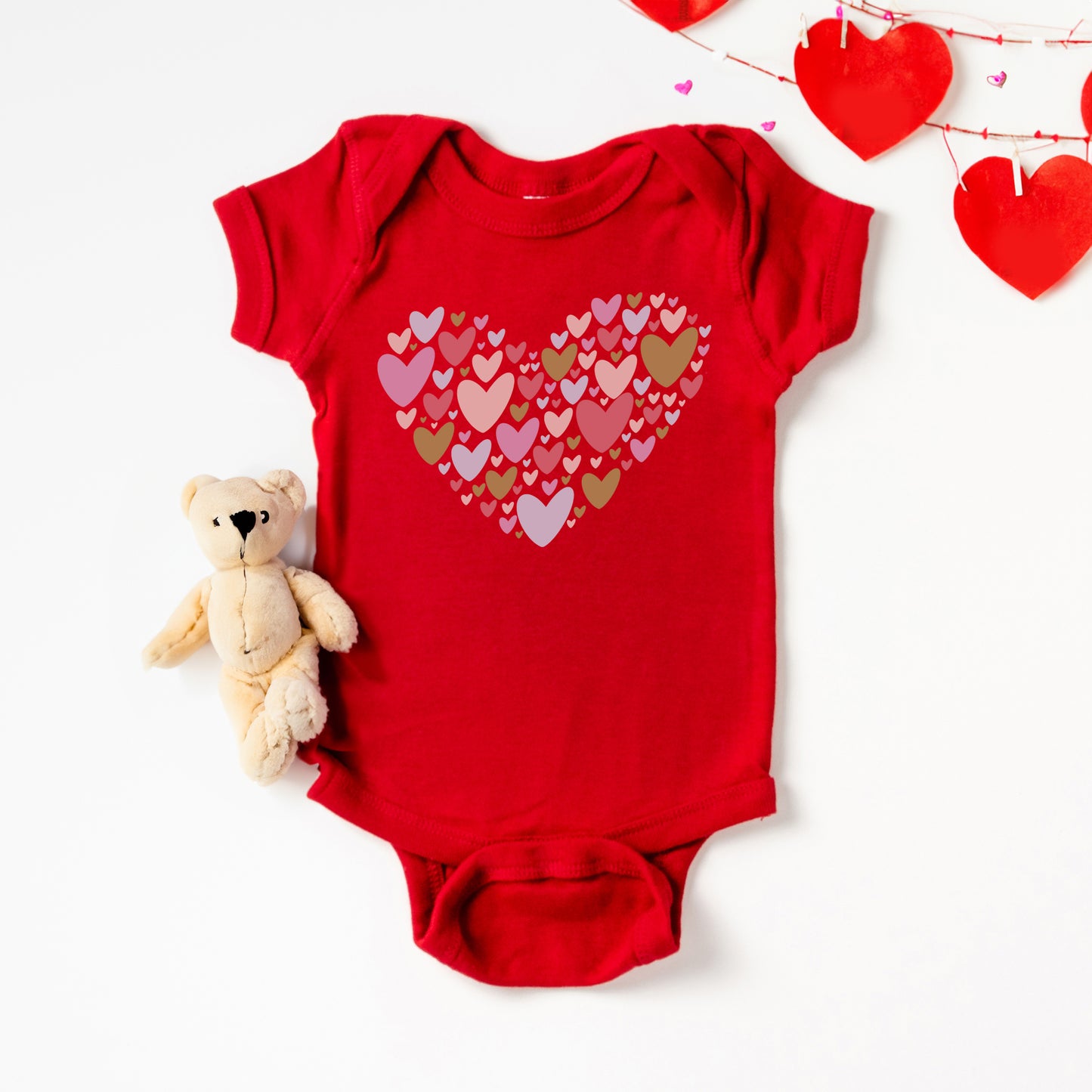 Heart Of Hearts | Baby Graphic Short Sleeve Onesie