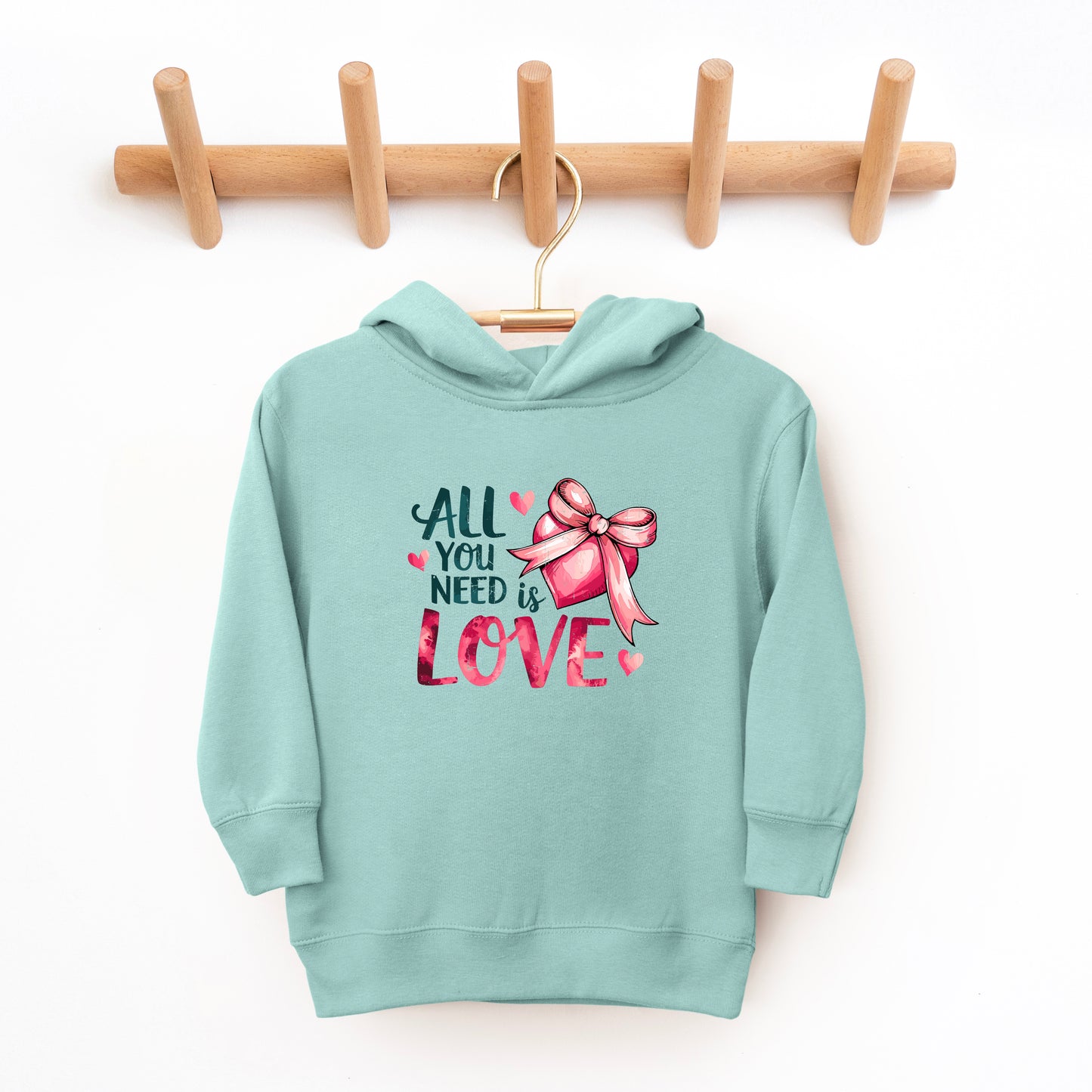 All You Need Is Love Coquette | Toddler Graphic Hoodie