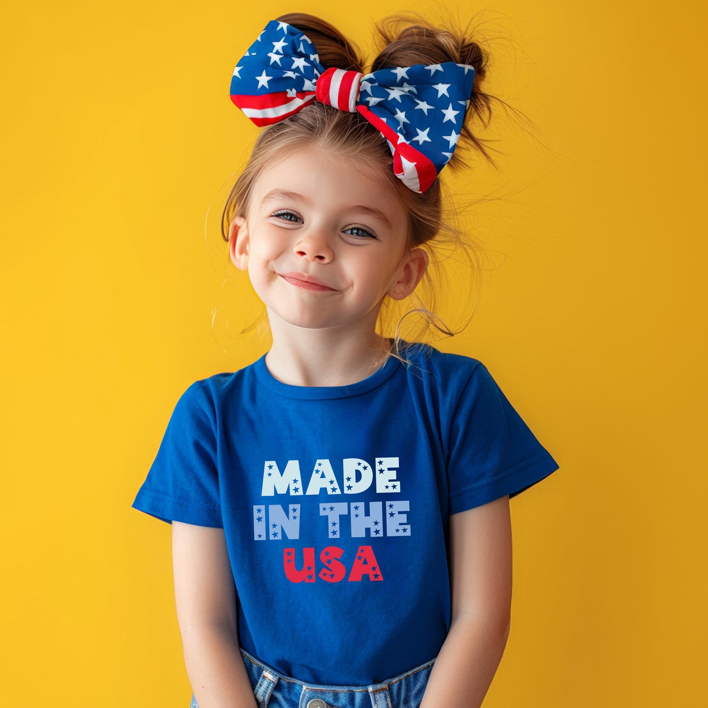Made In The USA Pastel | Toddler Graphic Short Sleeve Tee