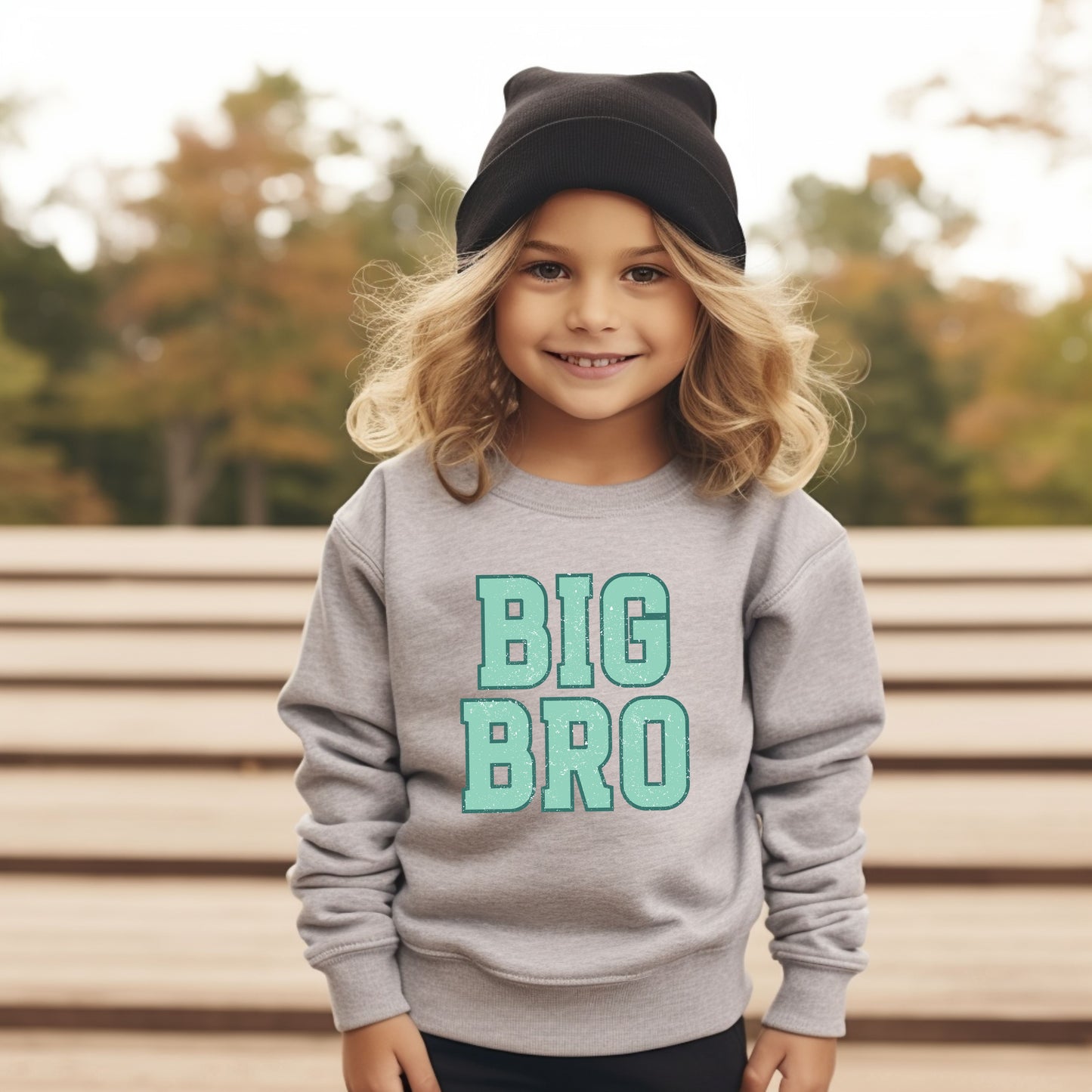 Big Bro Distressed | Toddler Graphic Sweatshirt