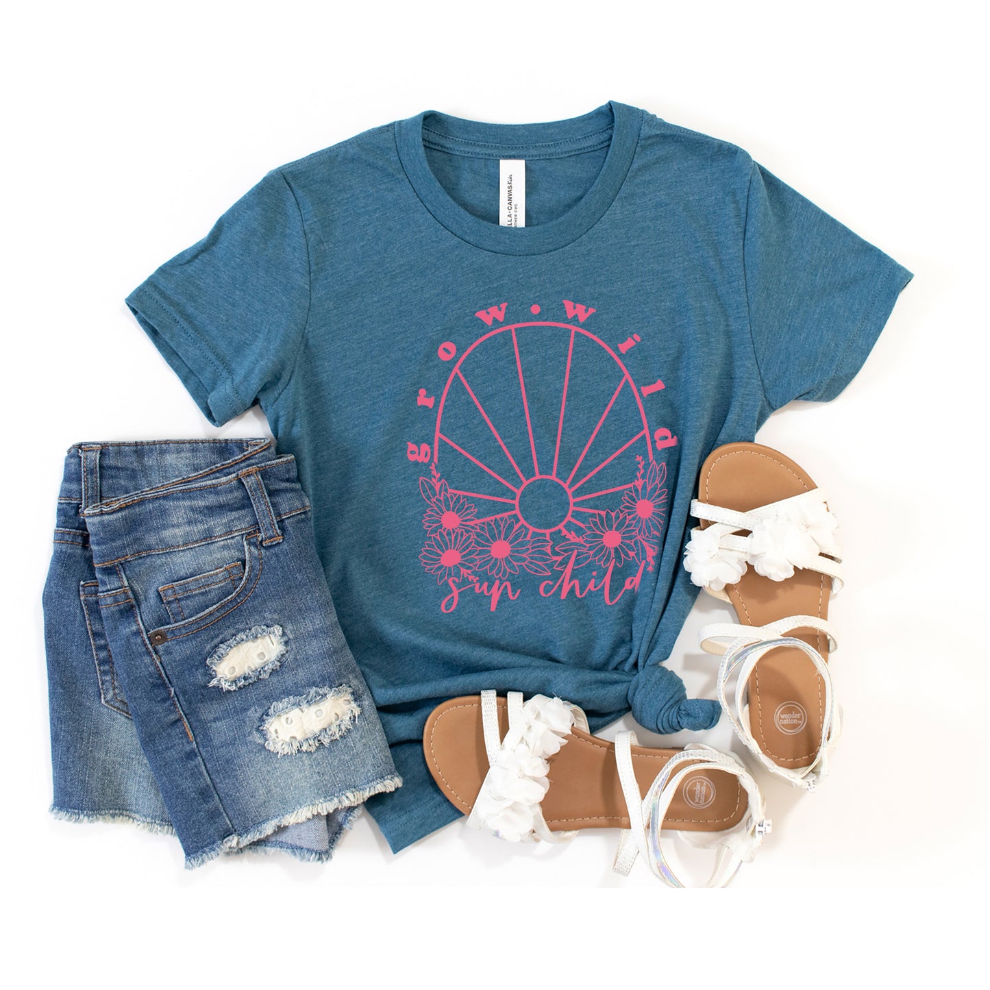 Grow Wild Sun Child | Youth Graphic Short Sleeve Tee