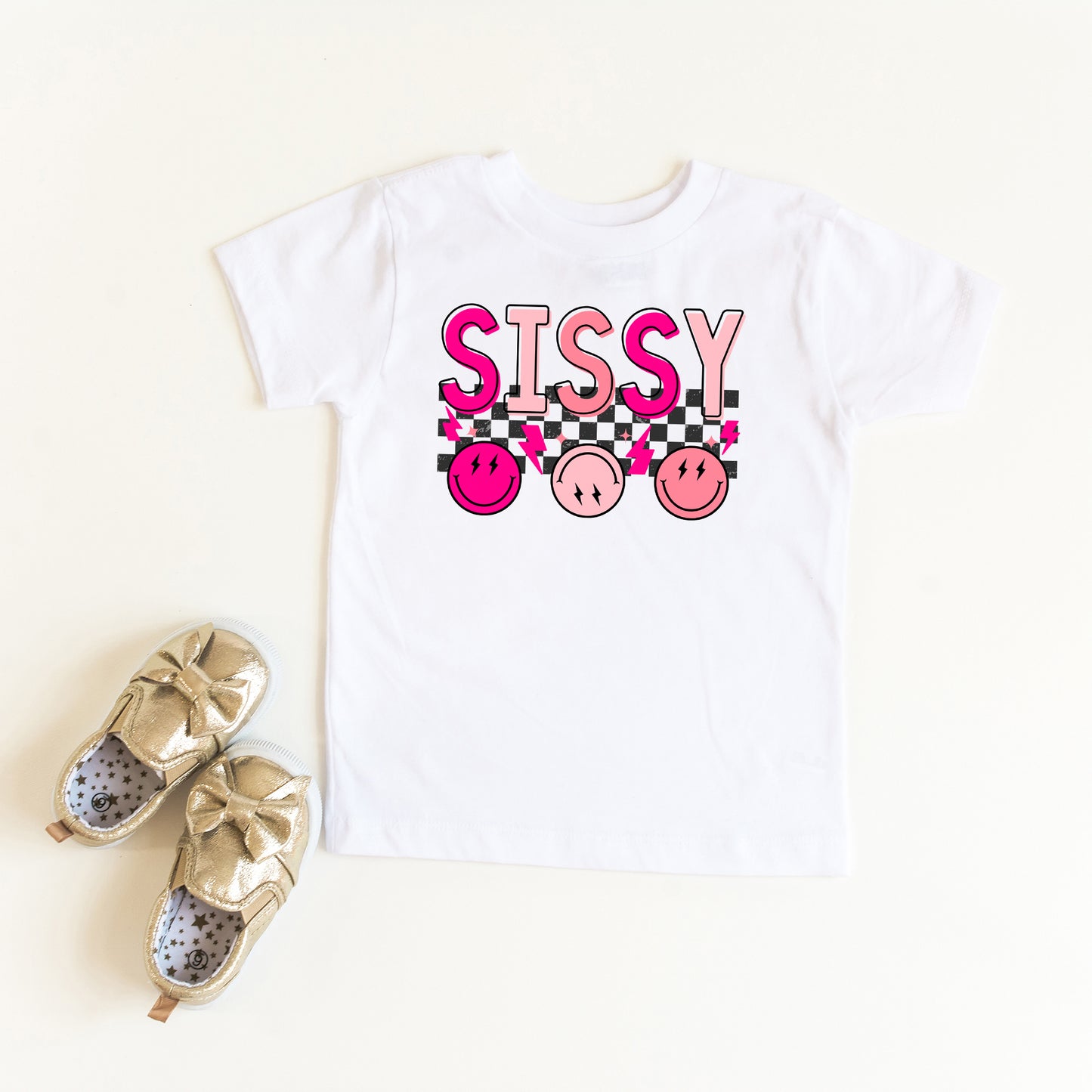Sissy Checkered | Toddler Graphic Short Sleeve Tee