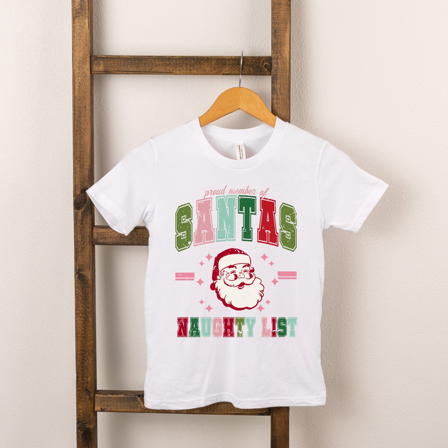 Member Of Santa's Naughty List | Toddler Graphic Short Sleeve Tee