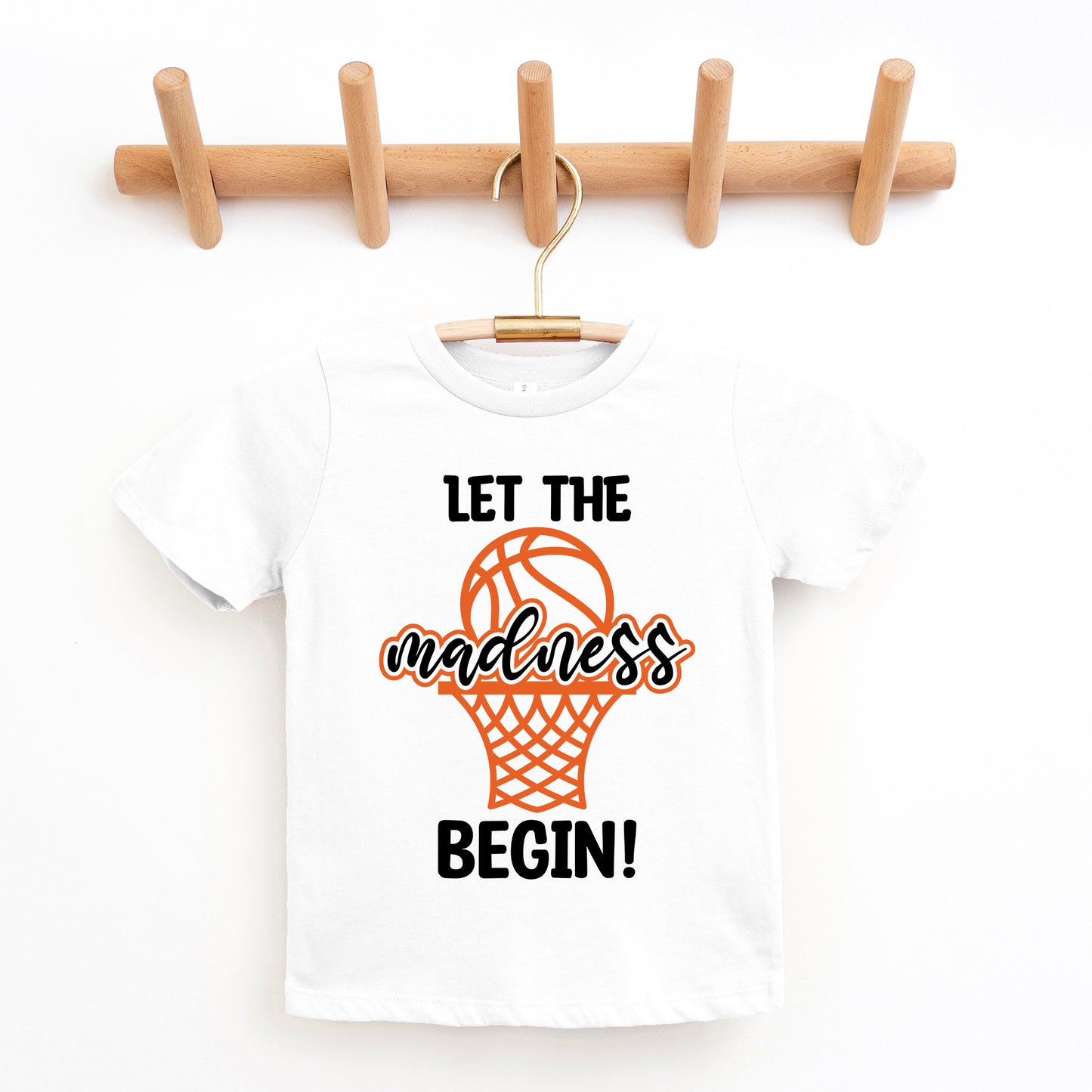 Basketball Madness Hoop | Youth Graphic Short Sleeve Tee