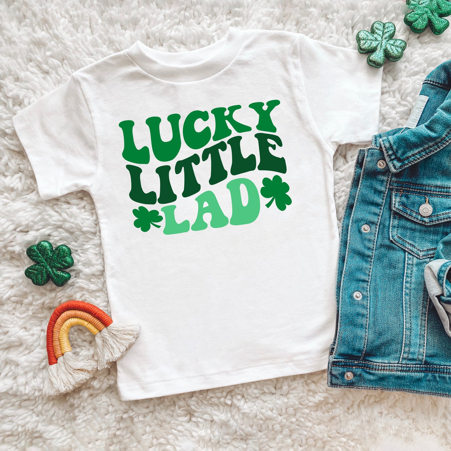 Lucky Little Lad | Toddler Graphic Short Sleeve Tee