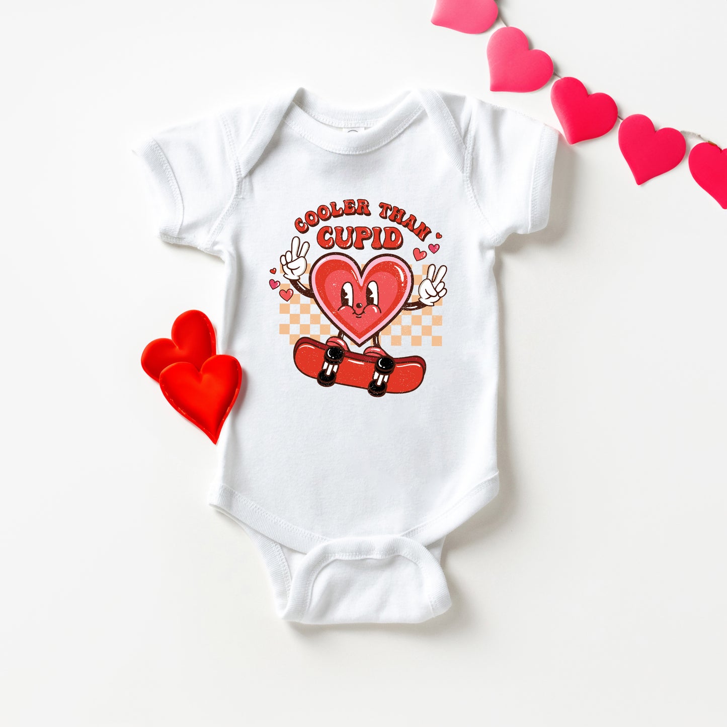 Cooler Than Cupid | Baby Graphic Short Sleeve Onesie