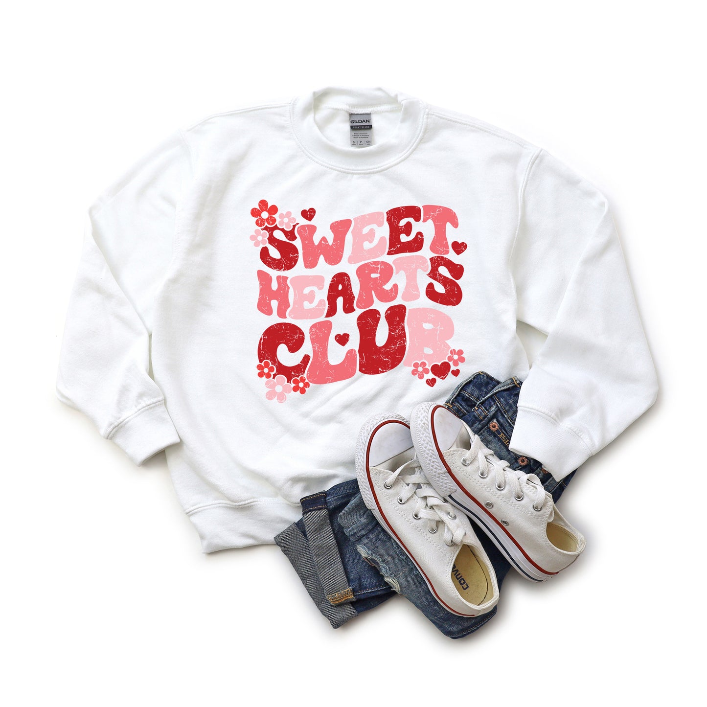 Sweethearts Club | Youth Graphic Sweatshirt