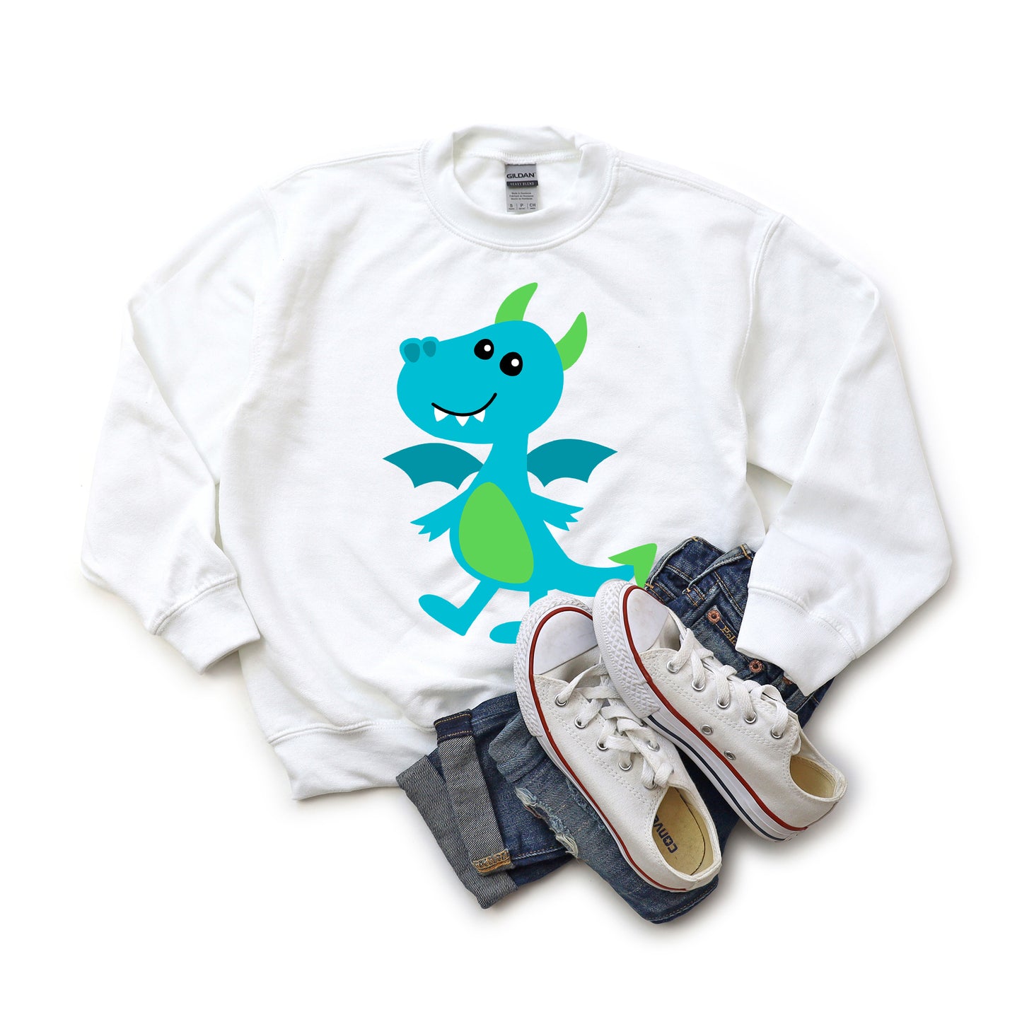 Blue Dragon | Youth Graphic Sweatshirt