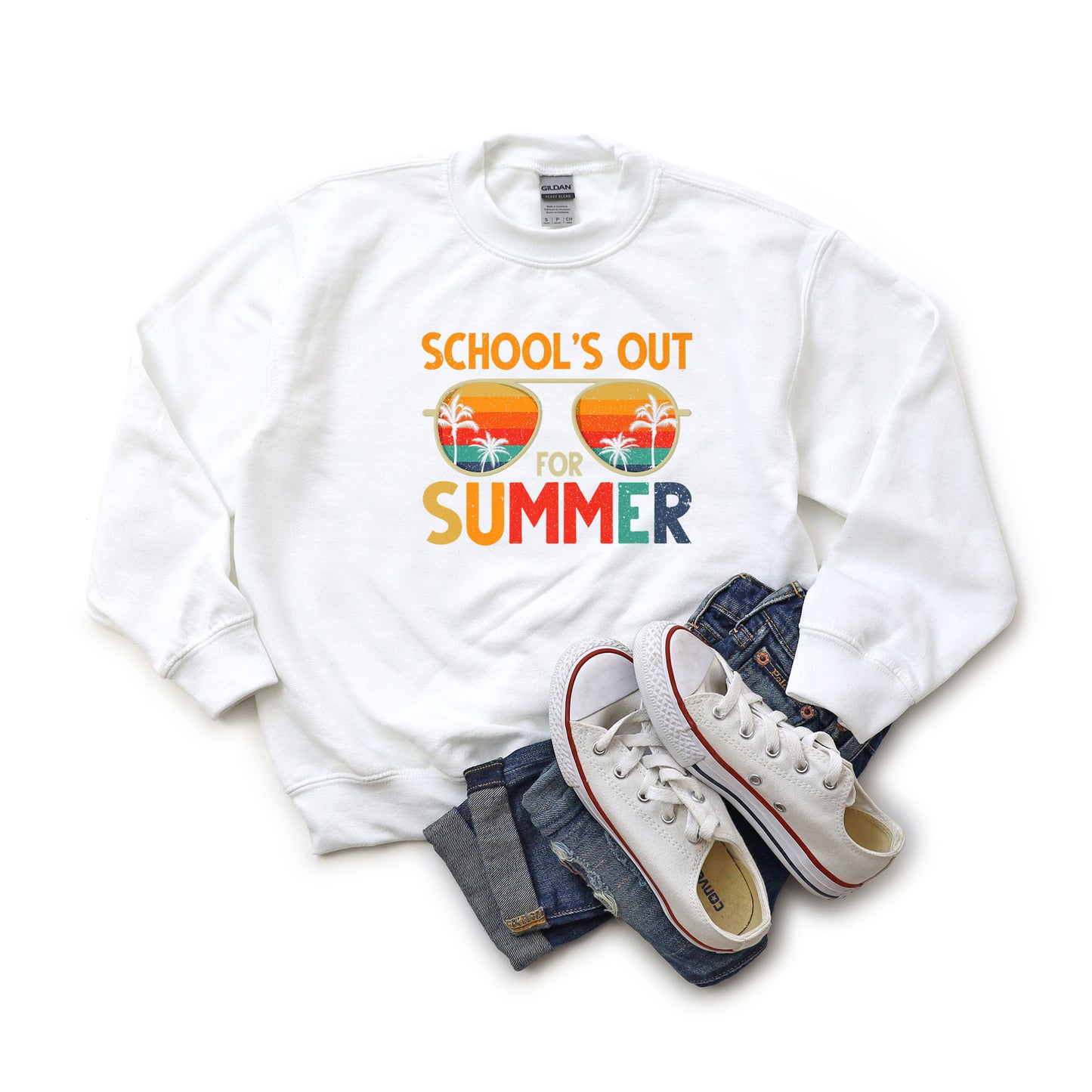 School's Out Sunglasses | Youth Graphic Sweatshirt