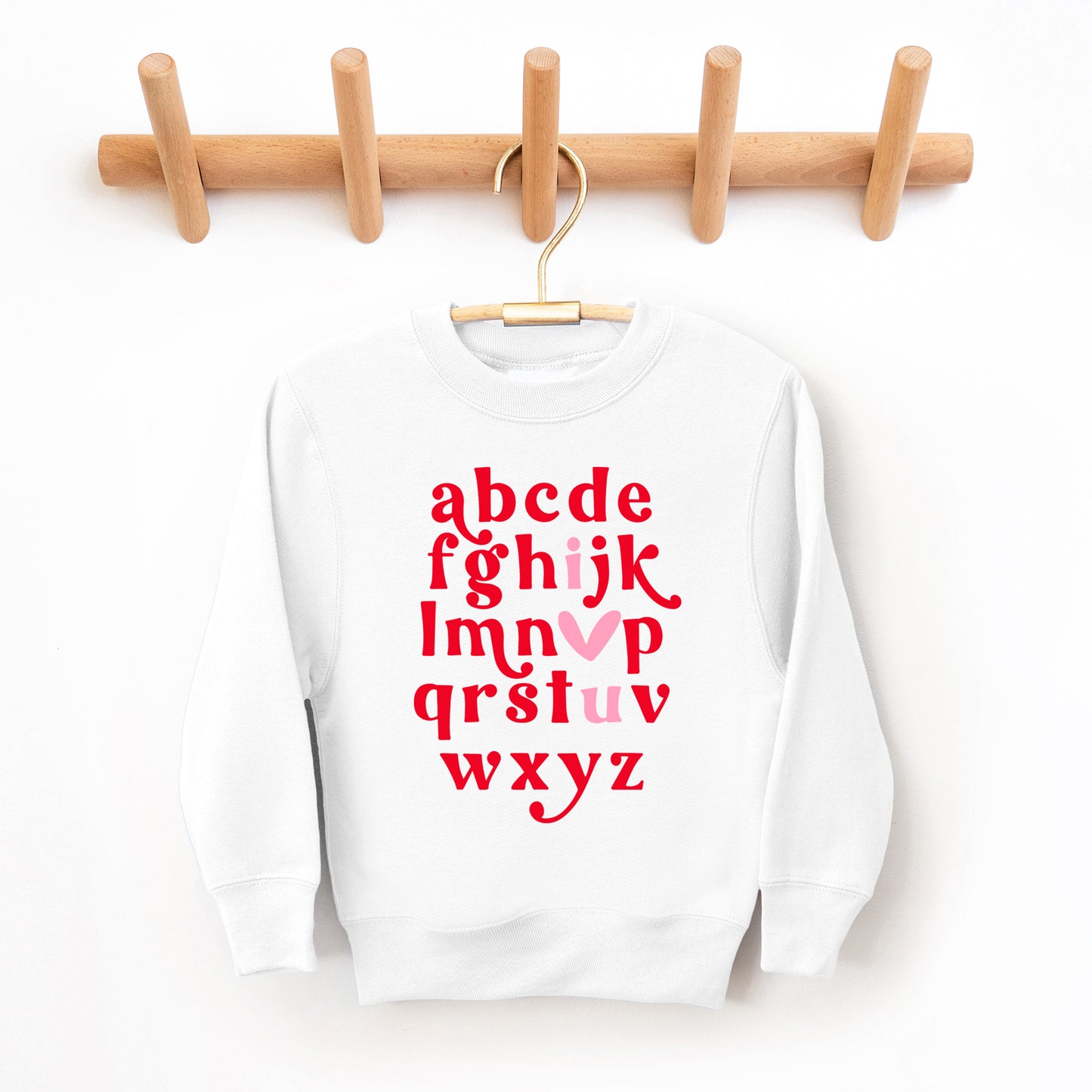 Vday Alphabet | Youth Graphic Sweatshirt