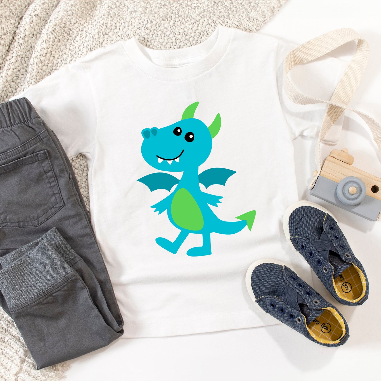 Blue Dragon | Toddler Graphic Short Sleeve Tee