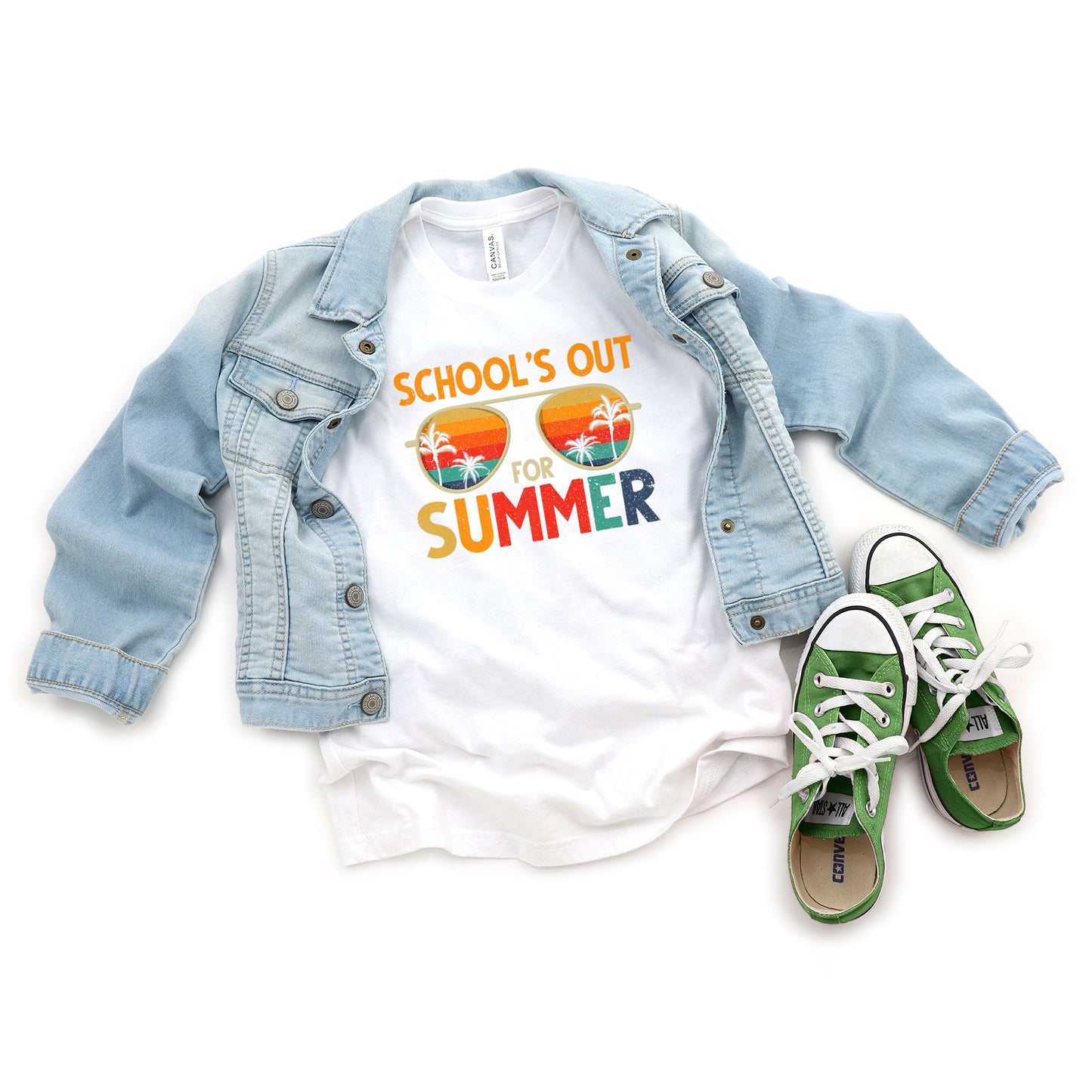 School's Out Sunglasses | Youth Graphic Short Sleeve Tee