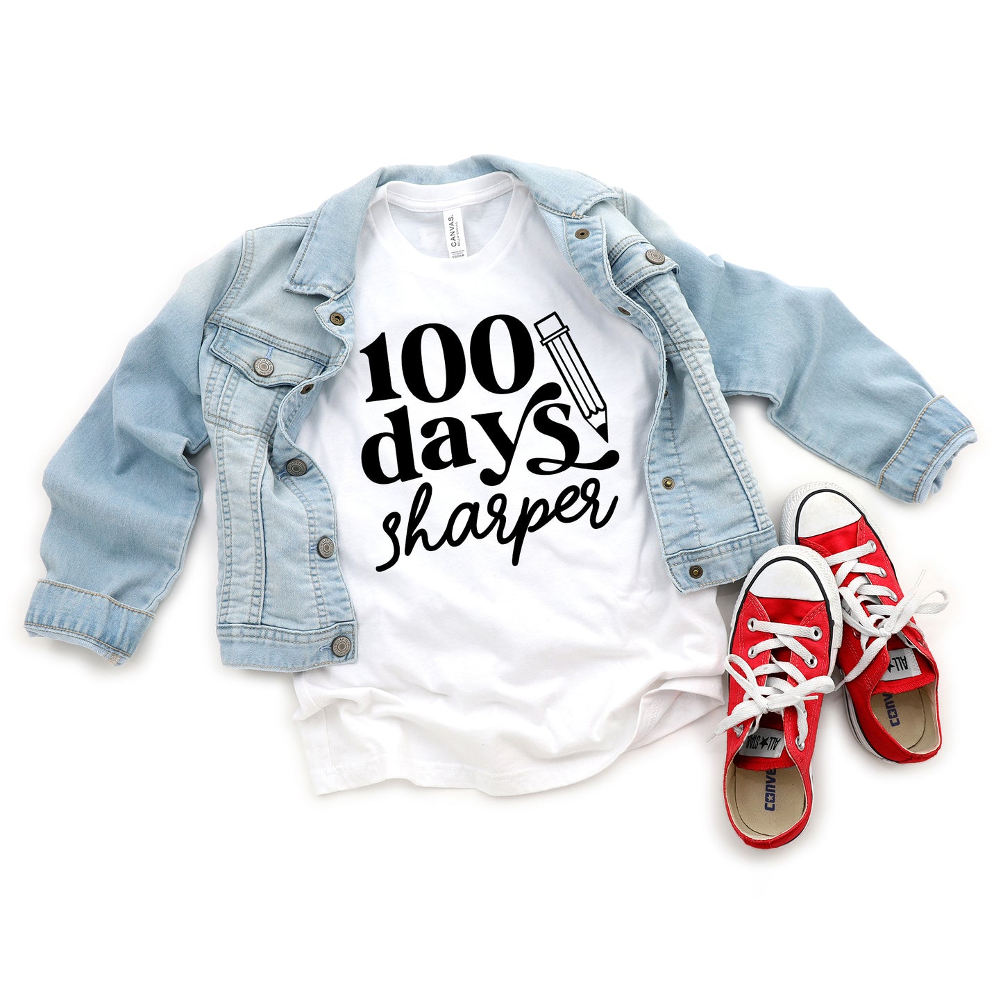 100 Days Sharper | Youth Graphic Short Sleeve Tee