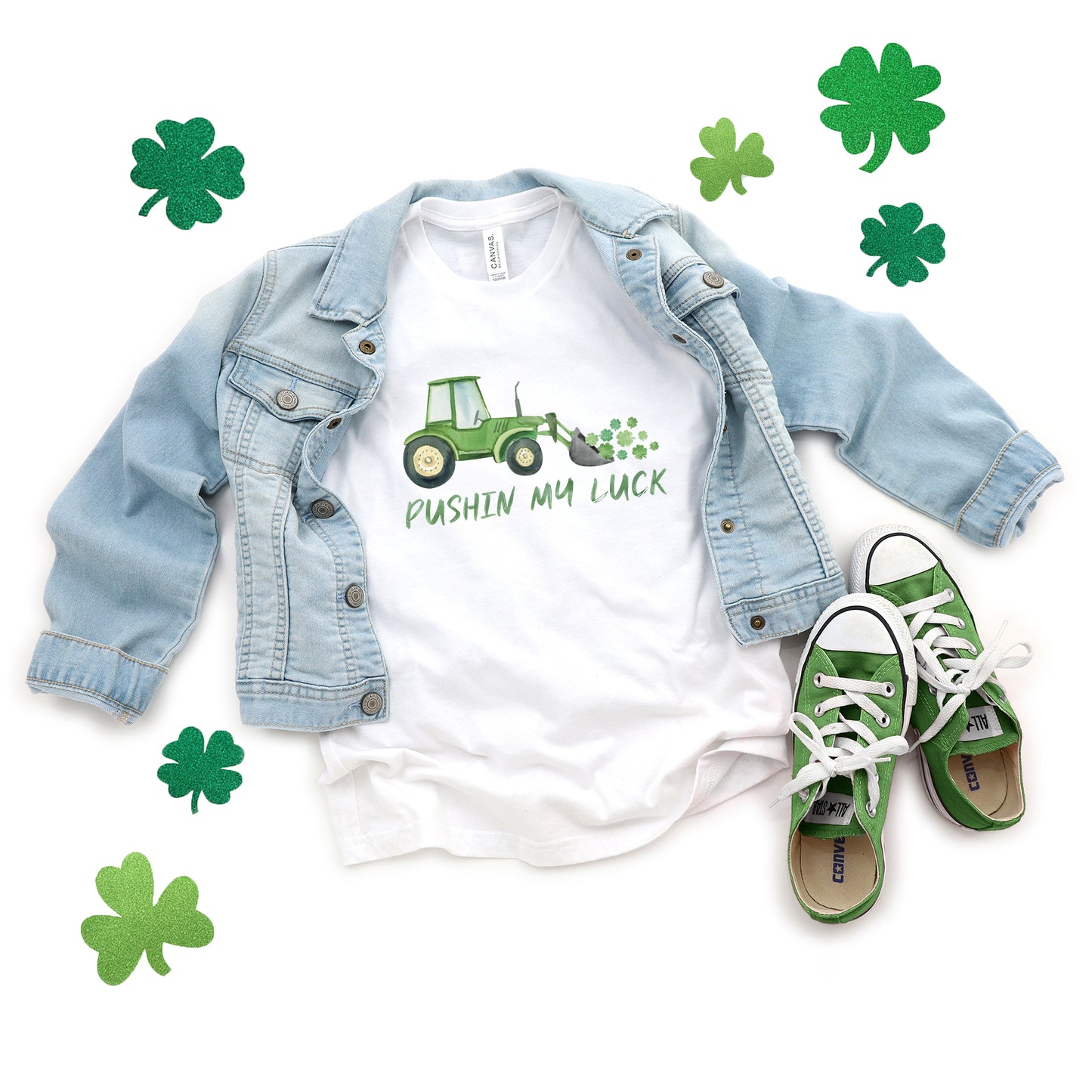 Pushin My Luck | Toddler Graphic Short Sleeve Tee