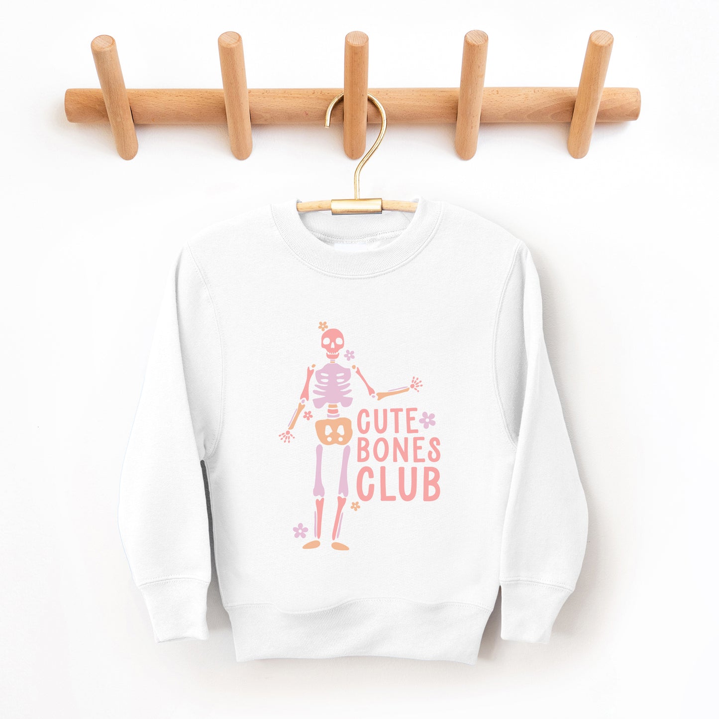 Cute Bones Club | Youth Graphic Sweatshirt