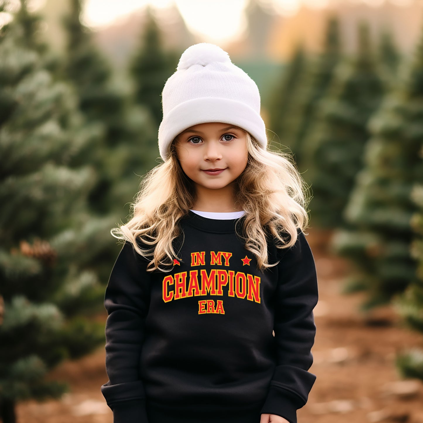 Red In My Champion Era | Youth Graphic Sweatshirt