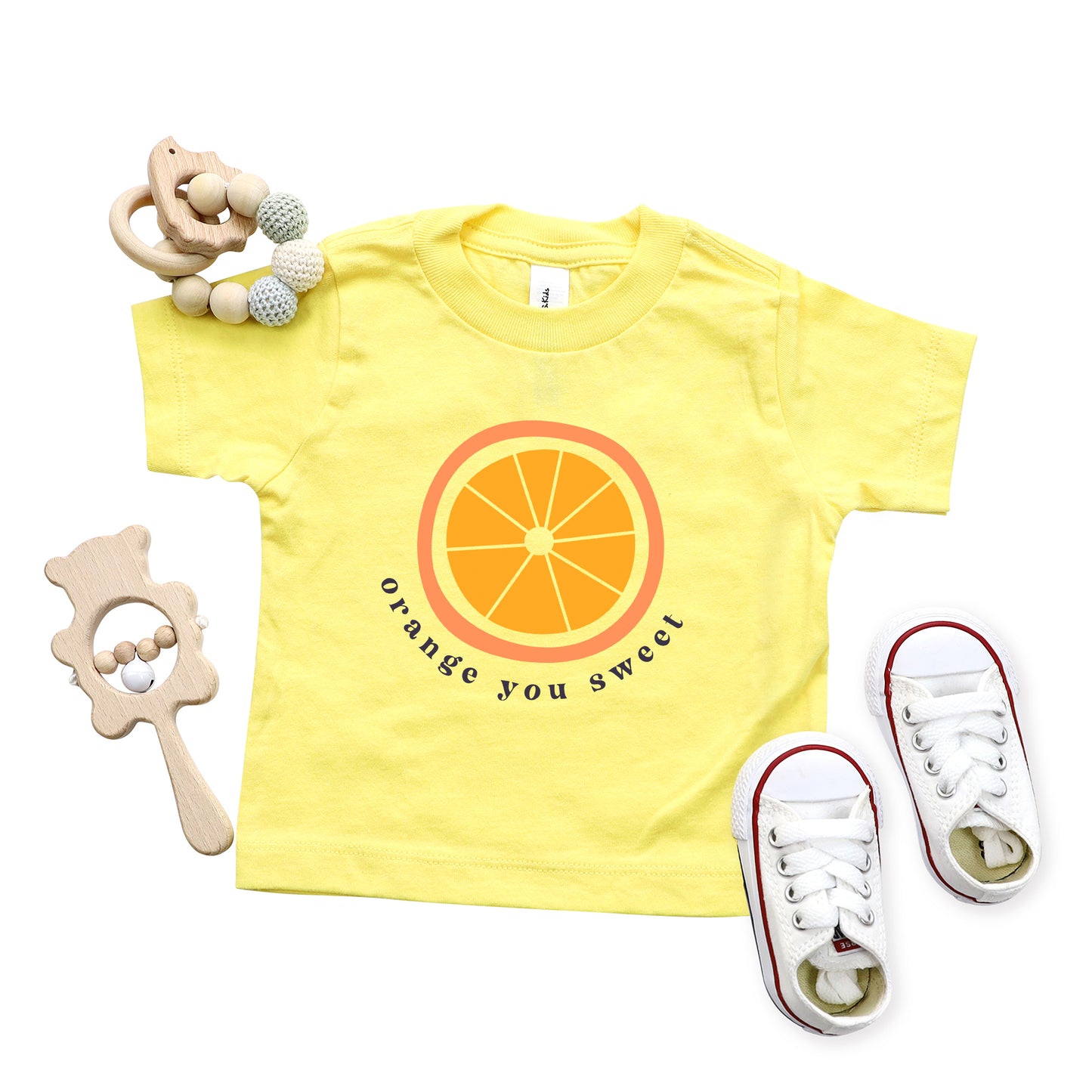 Orange You Sweet | Toddler Graphic Short Sleeve Tee