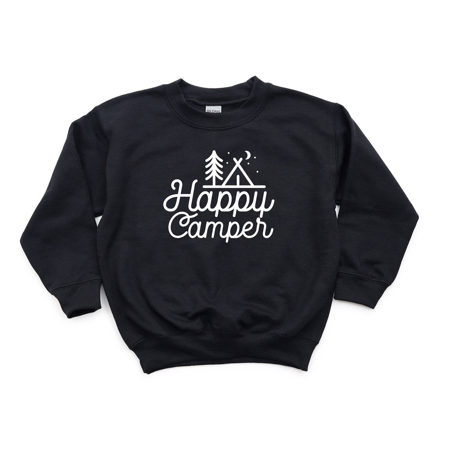 Happy Camper Tent | Youth Sweatshirt