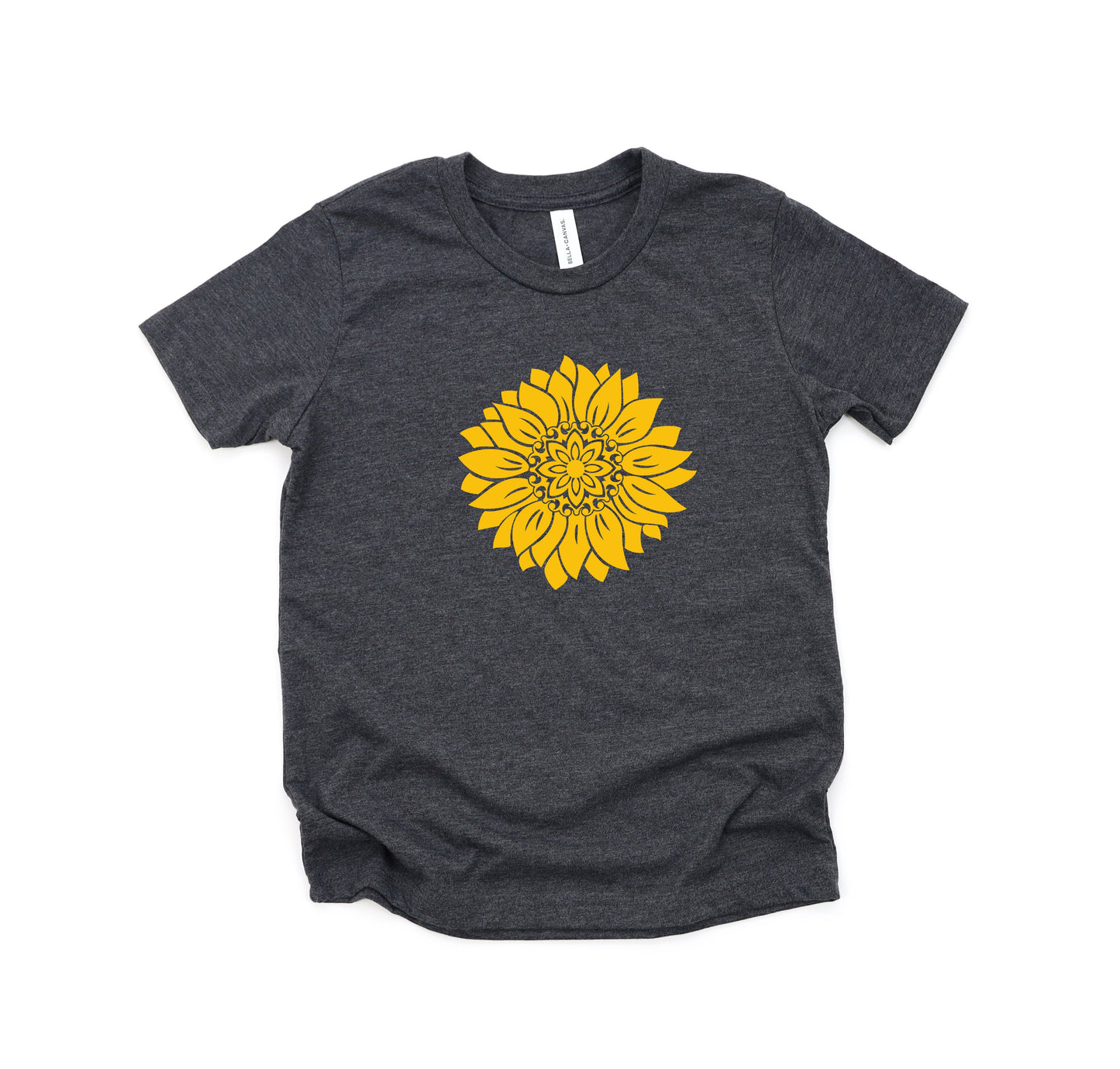 Sunflower Colorful | Youth Short Sleeve Crew Neck