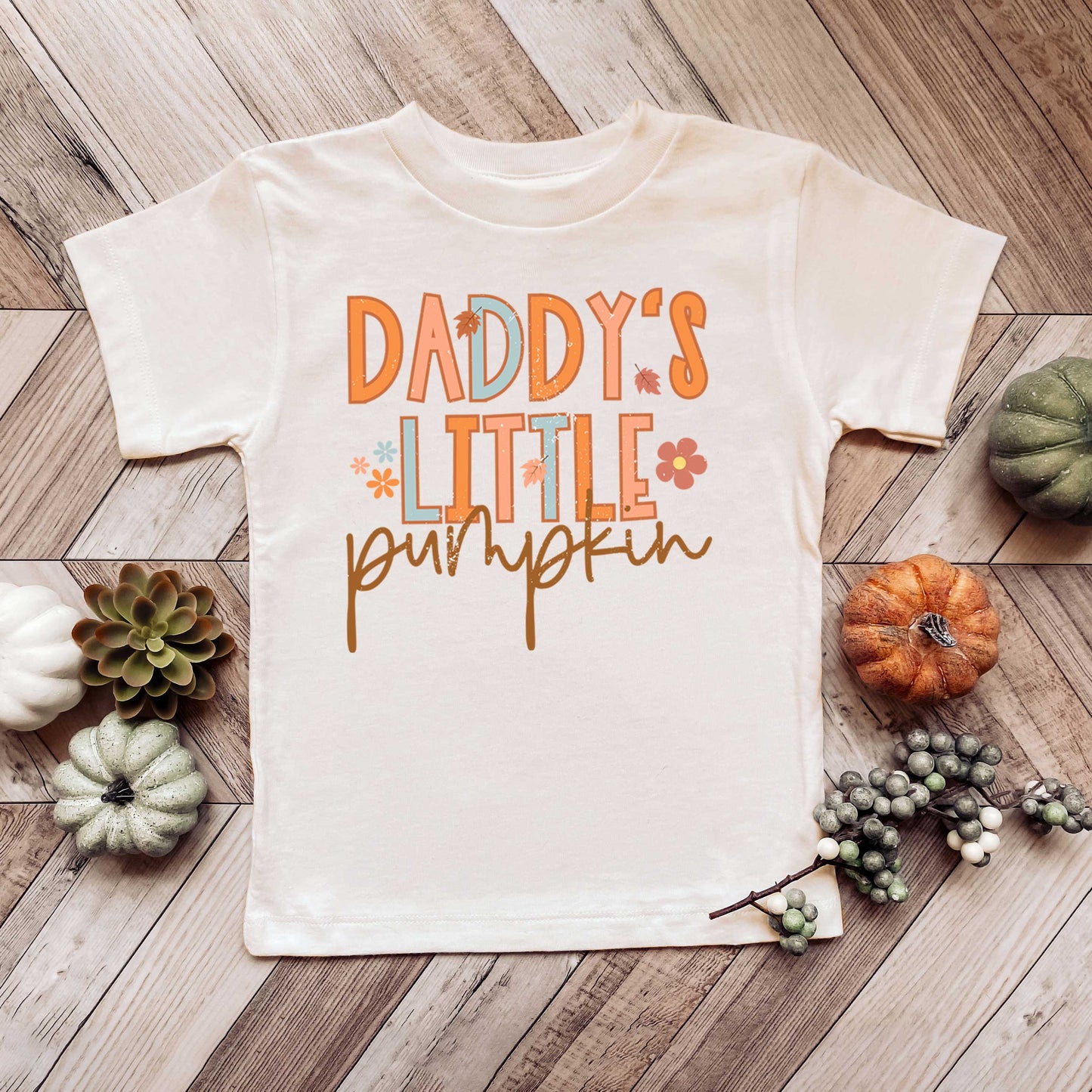 Daddy's Little Pumpkin | Youth Graphic Short Sleeve Tee