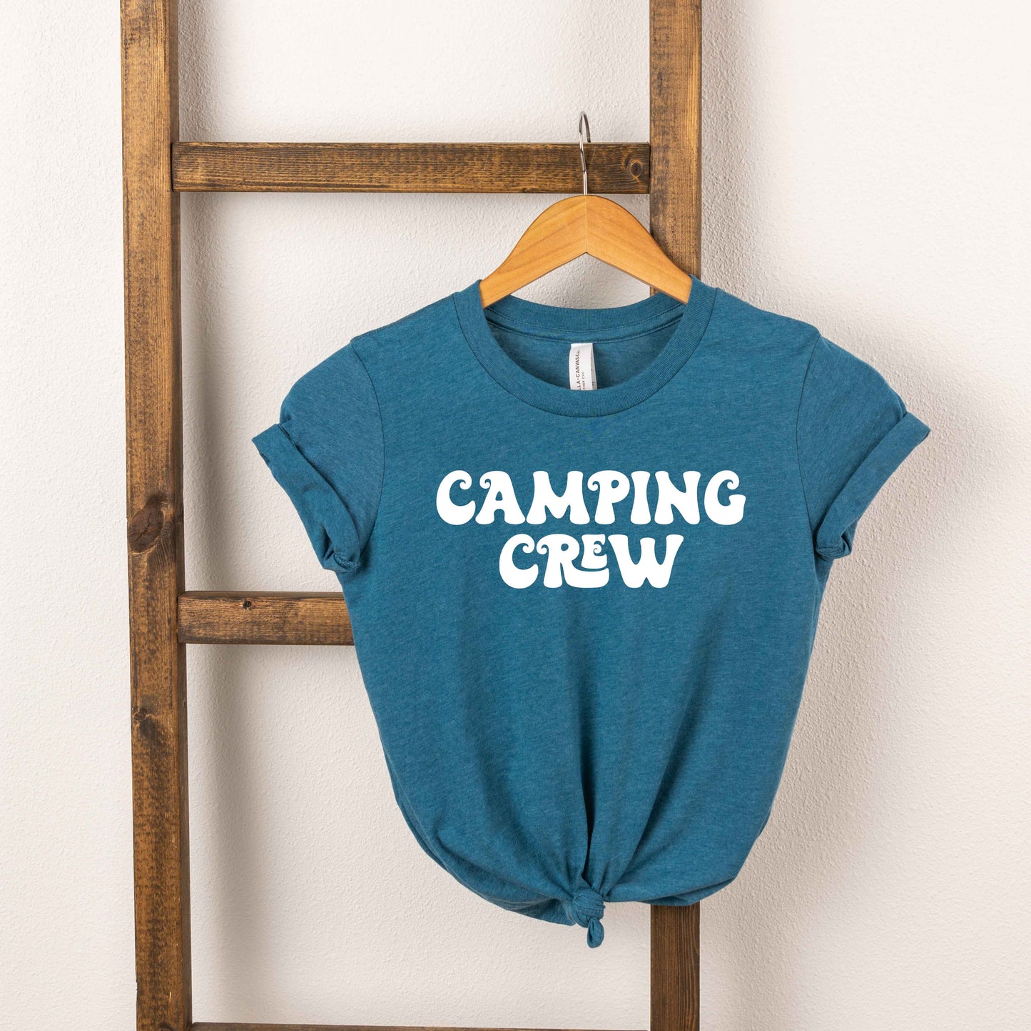 Camping Crew Retro | Toddler Short Sleeve Crew Neck