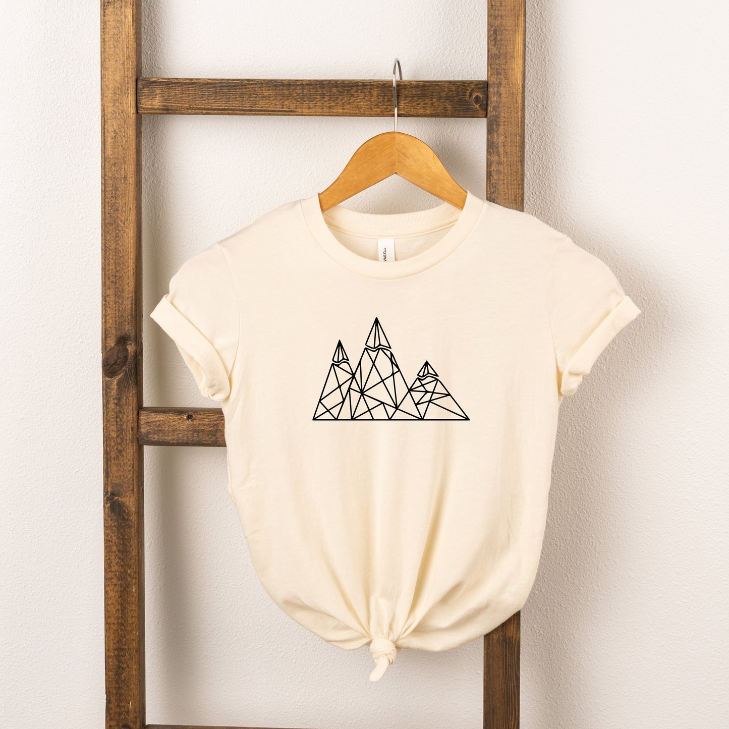 Geometric Mountains | Toddler Short Sleeve Crew Neck