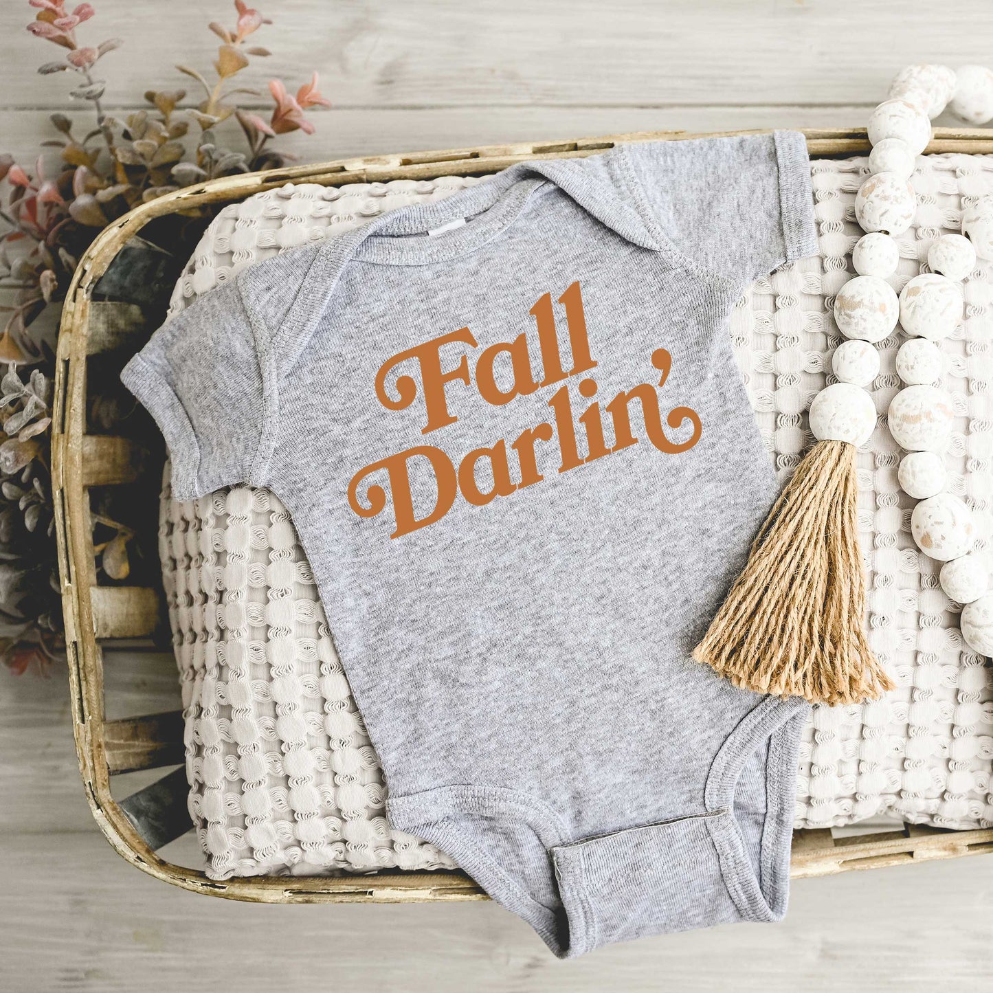 Fall Darlin' | Baby Graphic Short Sleeve Onesie