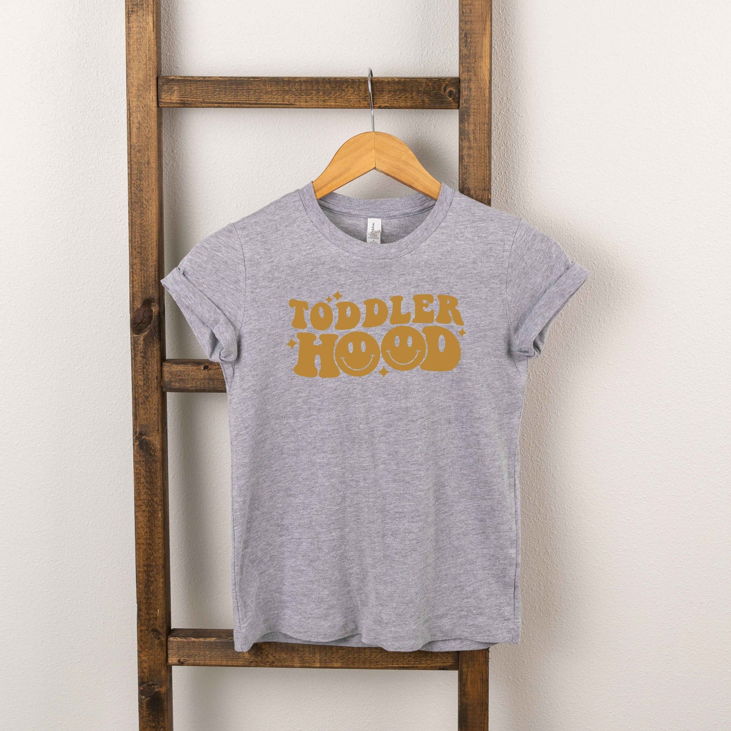 Toddler Hood Smiley | Toddler Short Sleeve Crew Neck