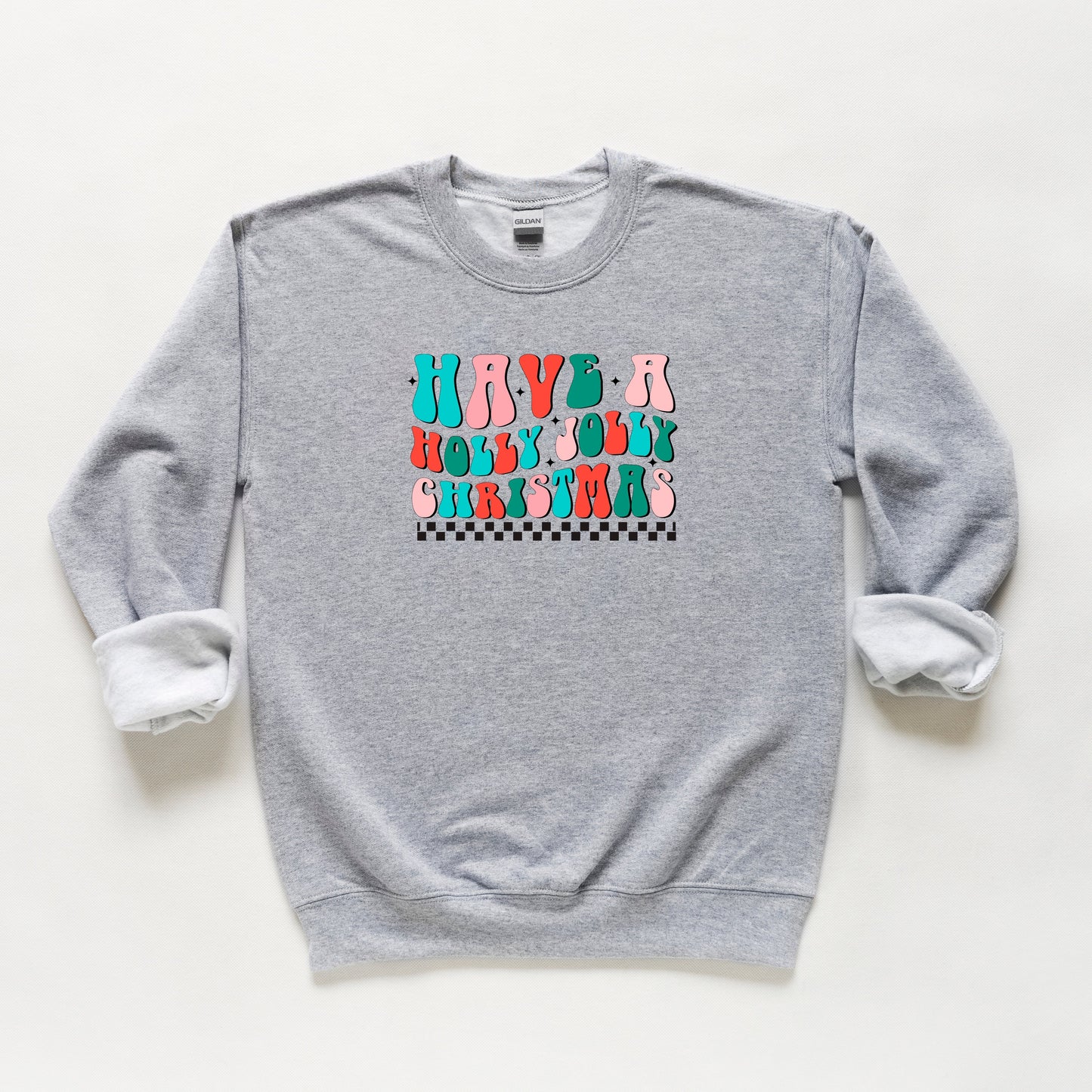 Retro Have A Holly Jolly Christmas | Youth Sweatshirt