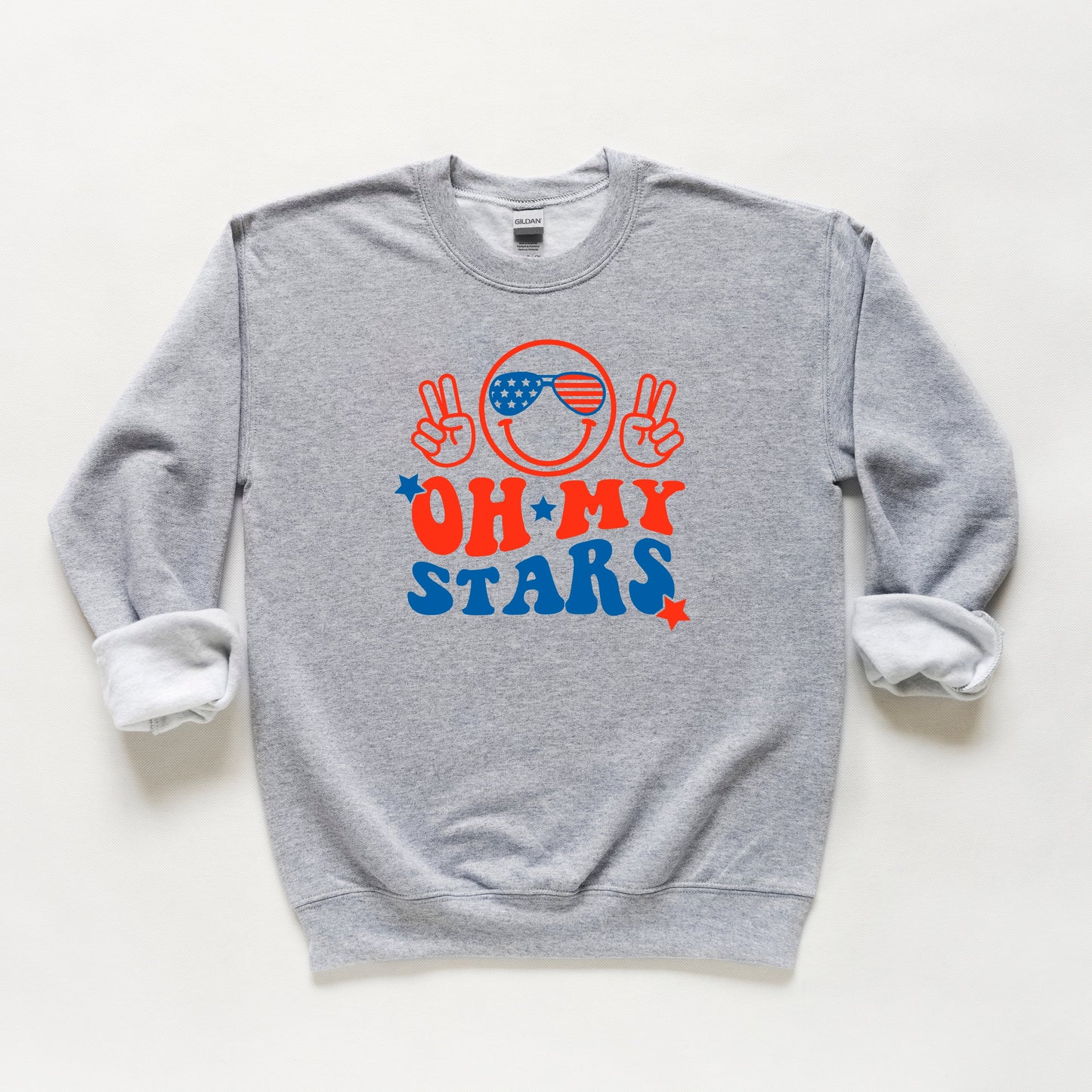Oh My Stars Smiley Face | Youth Sweatshirt