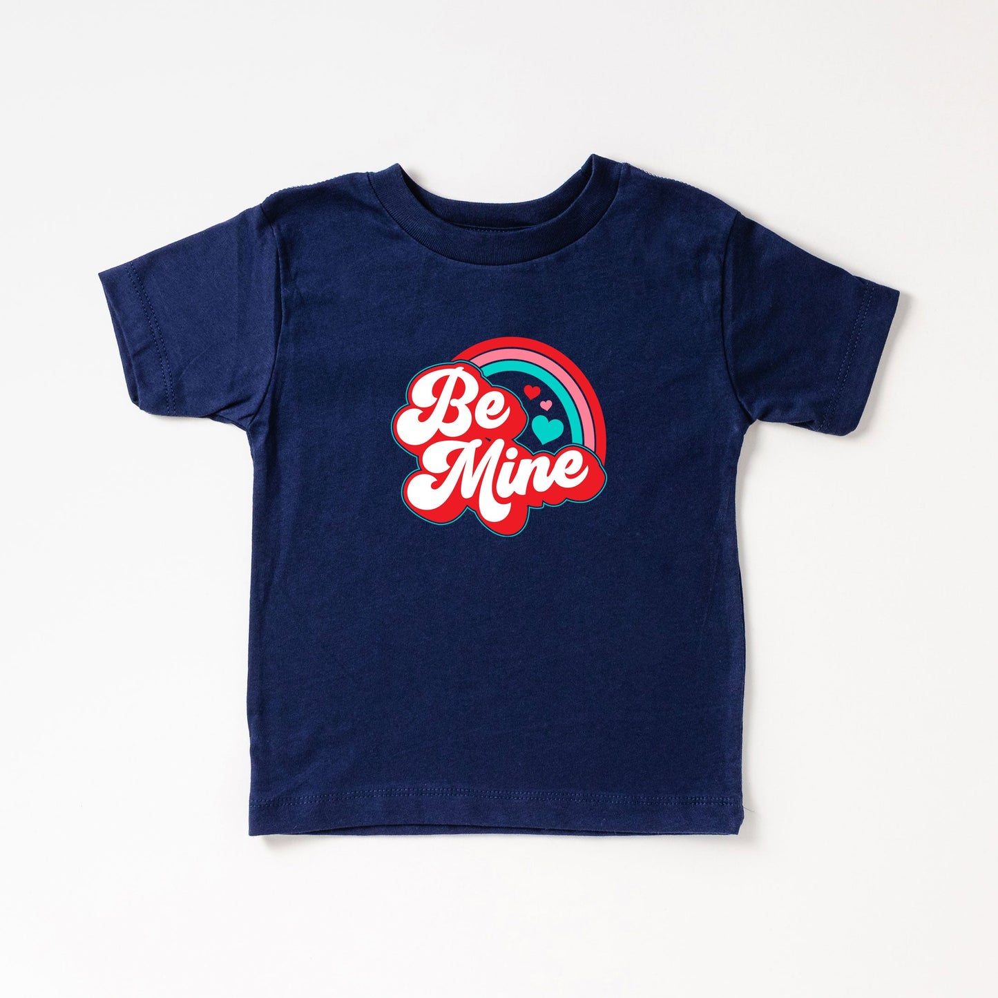 Be Mine Rainbow | Toddler Graphic Short Sleeve Tee
