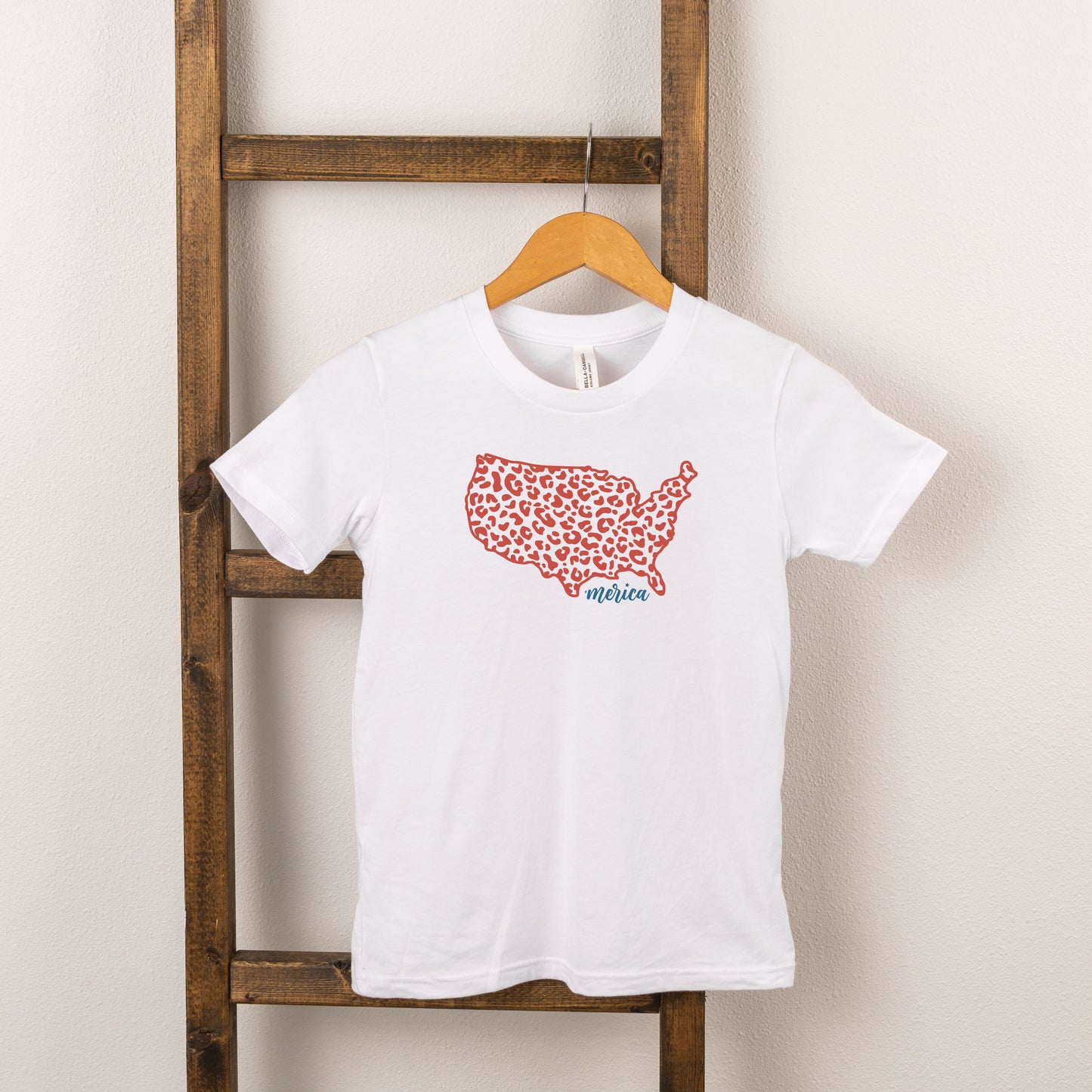 Merica Map | Toddler Short Sleeve Crew Neck