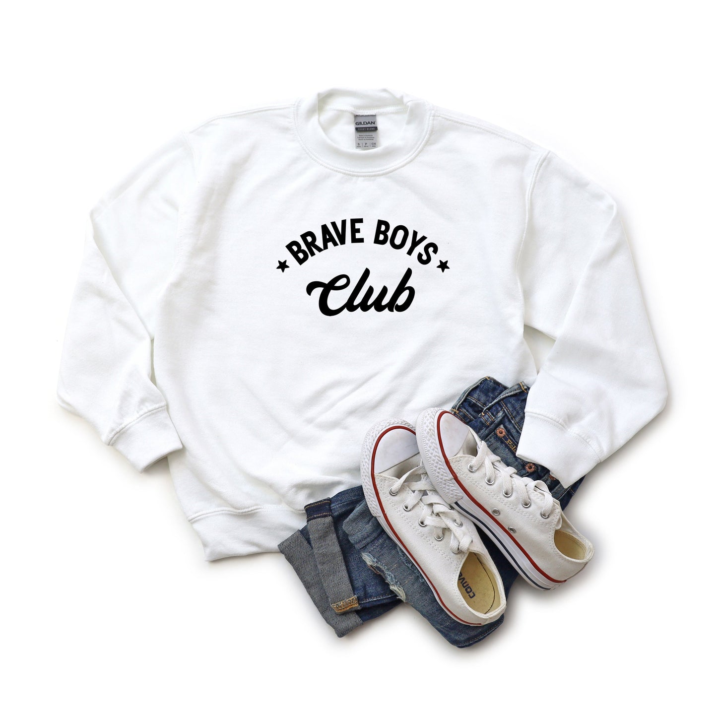 Brave Boys Club Stars | Youth Sweatshirt