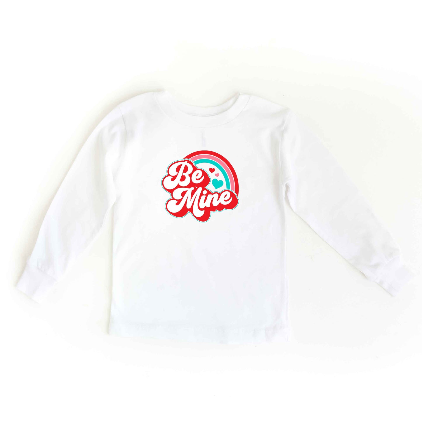 Be Mine Rainbow | Toddler Long Sleeve Tee