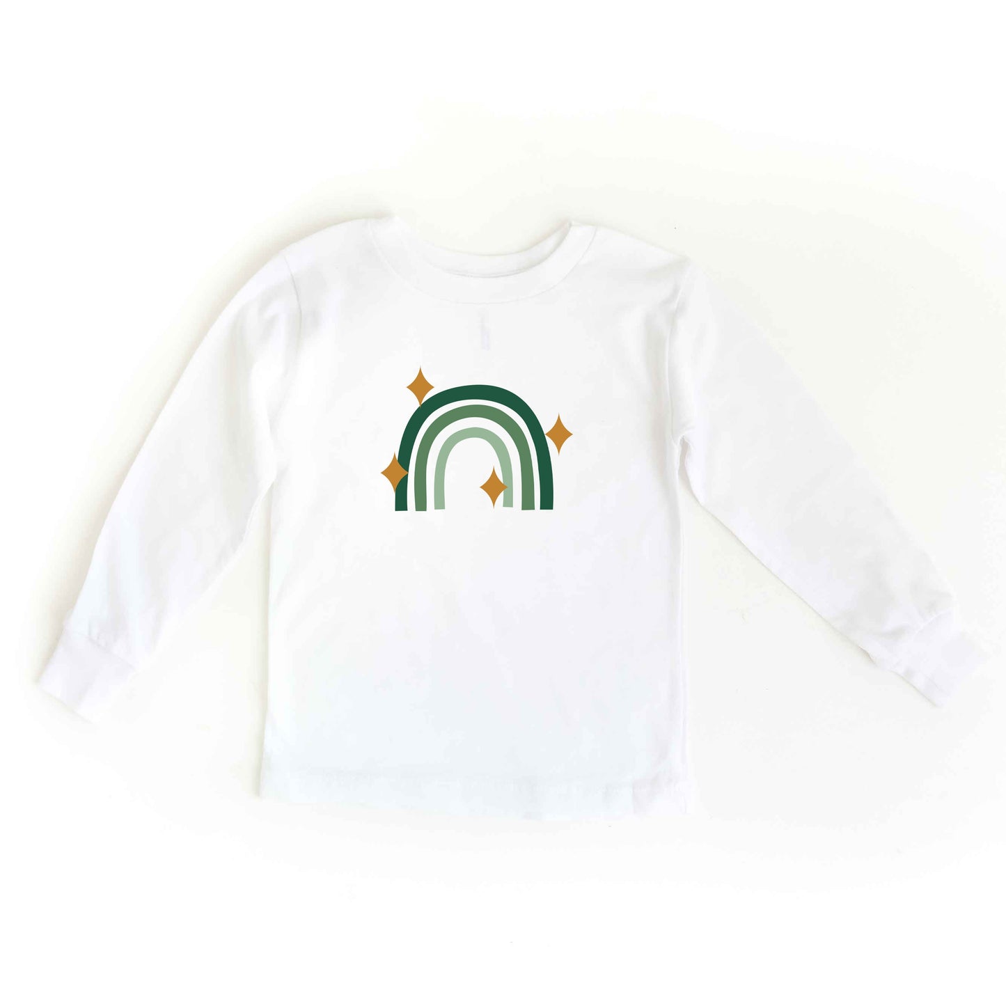 Lucky Rainbow Stars | Toddler Long Sleeve Tee