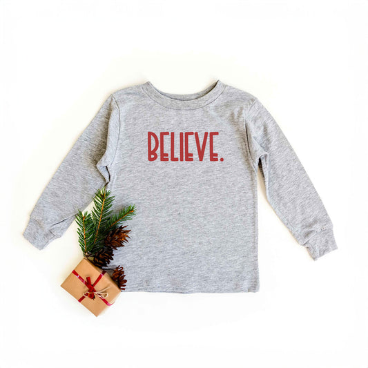 Believe Bold | Youth Graphic Long Sleeve Tee