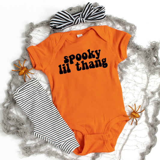 Spooky Lil Thang | Baby Graphic Short Sleeve Onesie