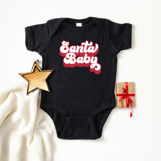 Santa Baby | Baby Graphic Short Sleeve Onesie