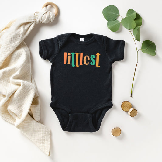 Littlest Colorful | Baby Graphic Short Sleeve Onesie