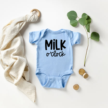 Milk O'Clock | Baby Graphic Short Sleeve Onesie