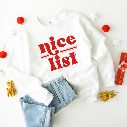 Nice List | Youth Graphic Sweatshirt