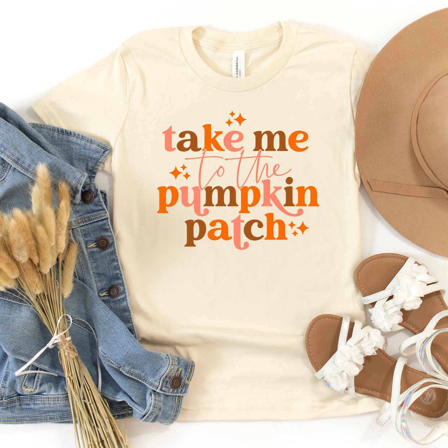 Pumpkin Patch Stars | Youth Graphic Short Sleeve Tee