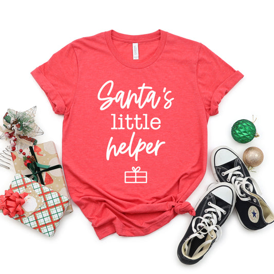 Santa's Little Helper | Youth Graphic Short Sleeve Tee